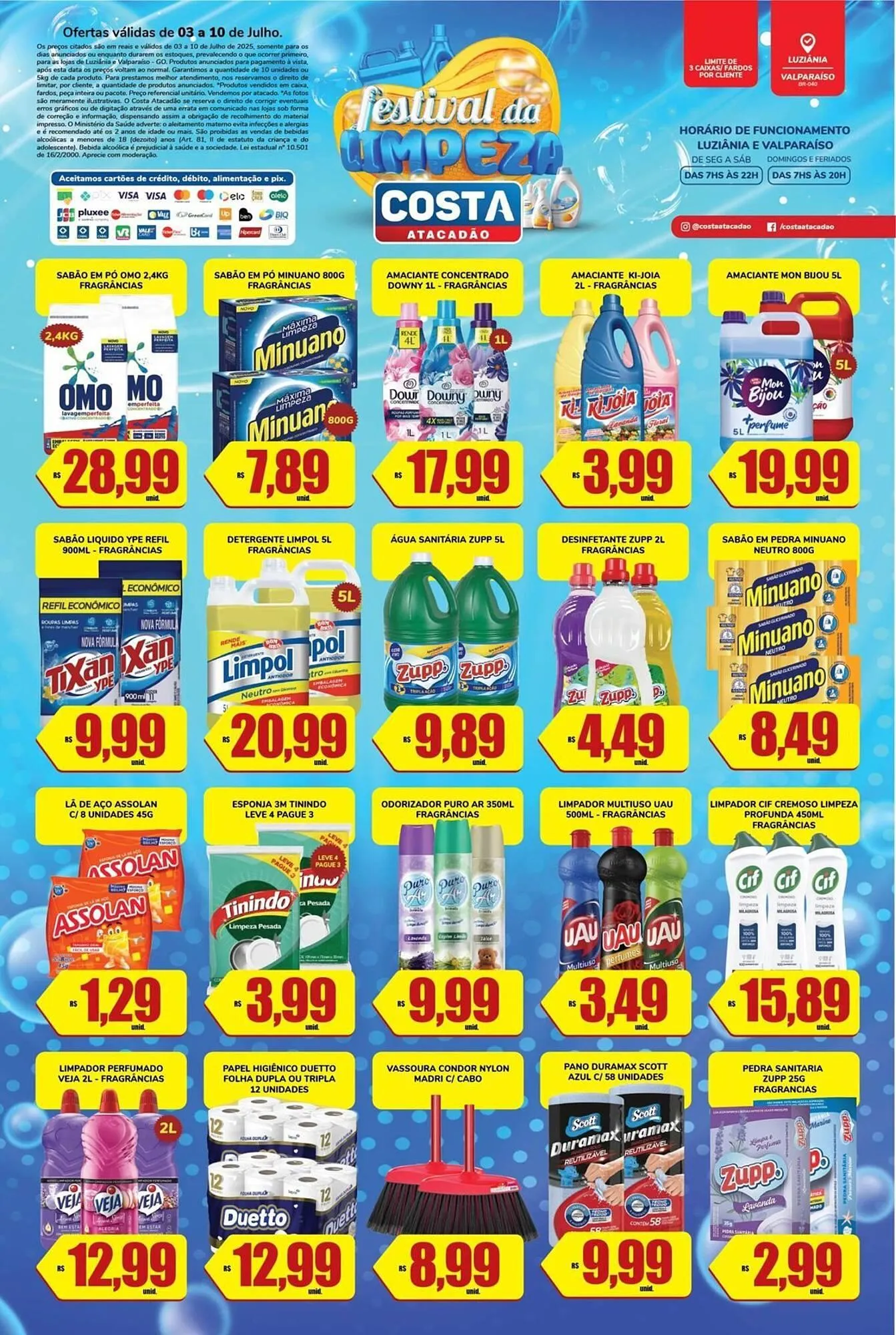 Encarte de Catálogo Costa Atacadão 4 de julho até 10 de julho 2025 - Pagina 1