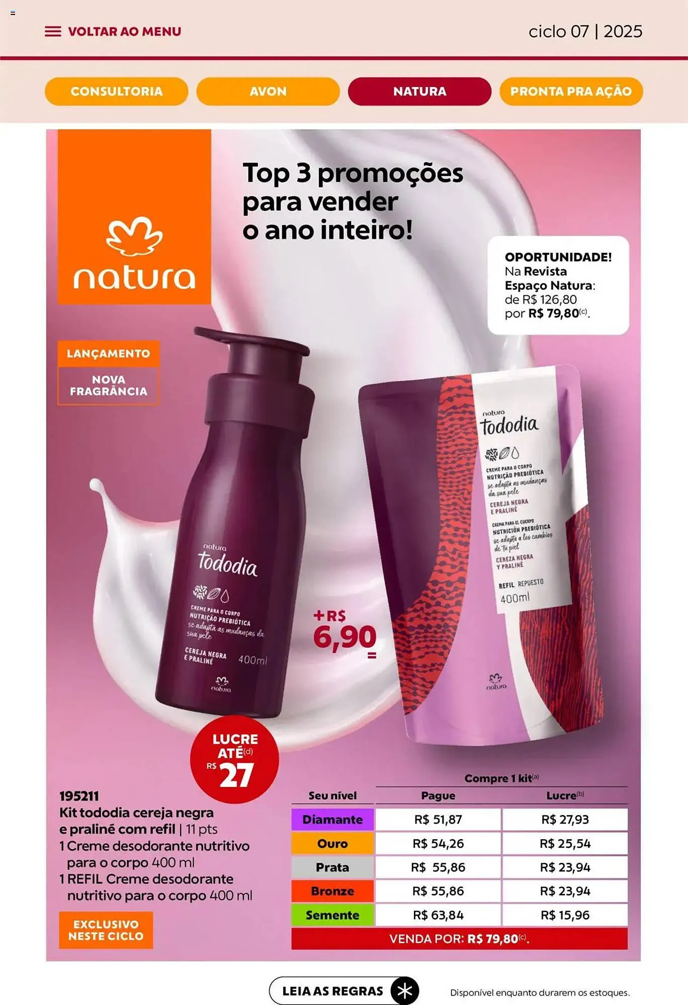 Encarte de Catálogo Avon 3 de abril até 1 de maio 2025 - Pagina 45