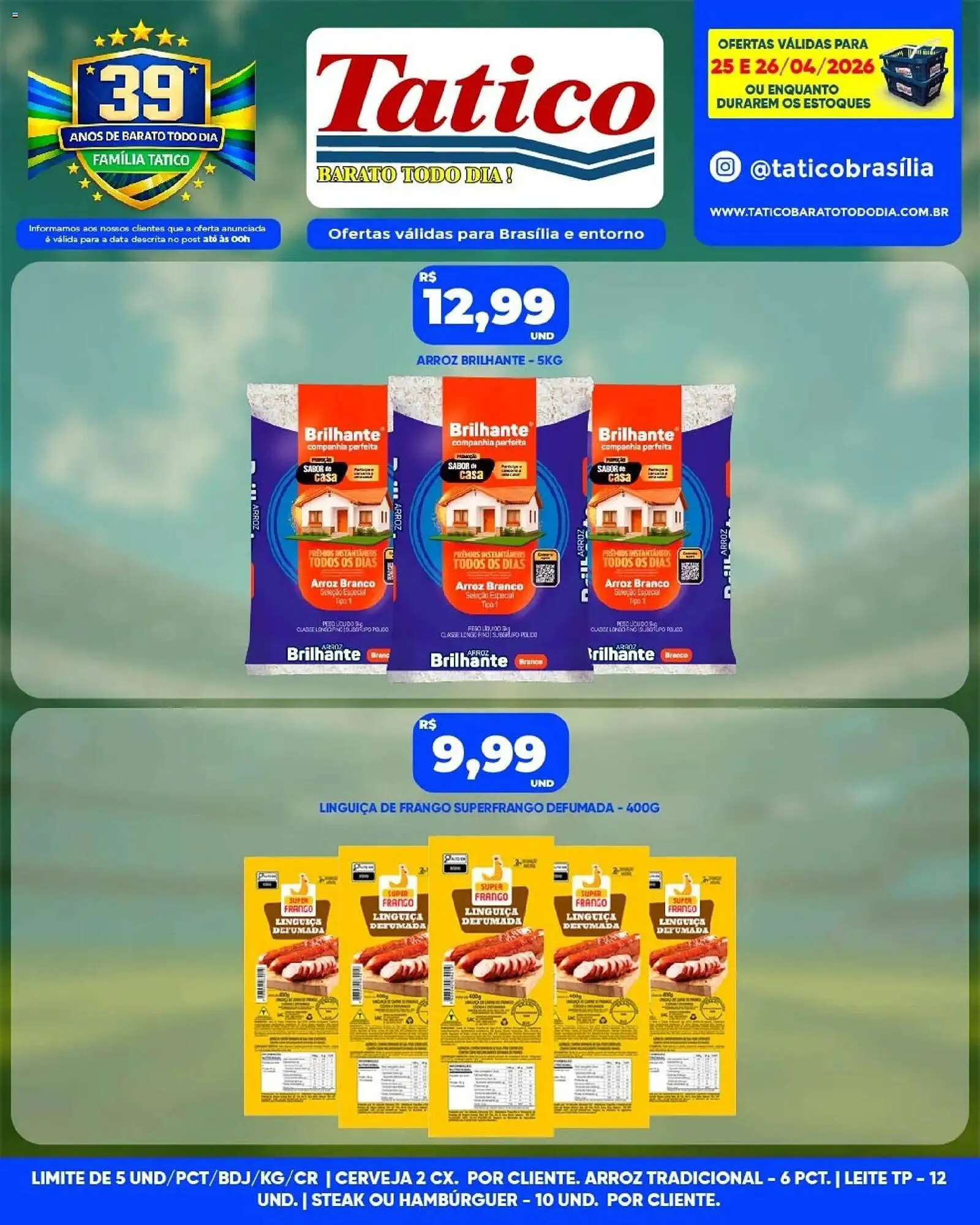 Encarte de Tabloide Tatico 25 de abril até 26 de abril 2026 - Pagina 10