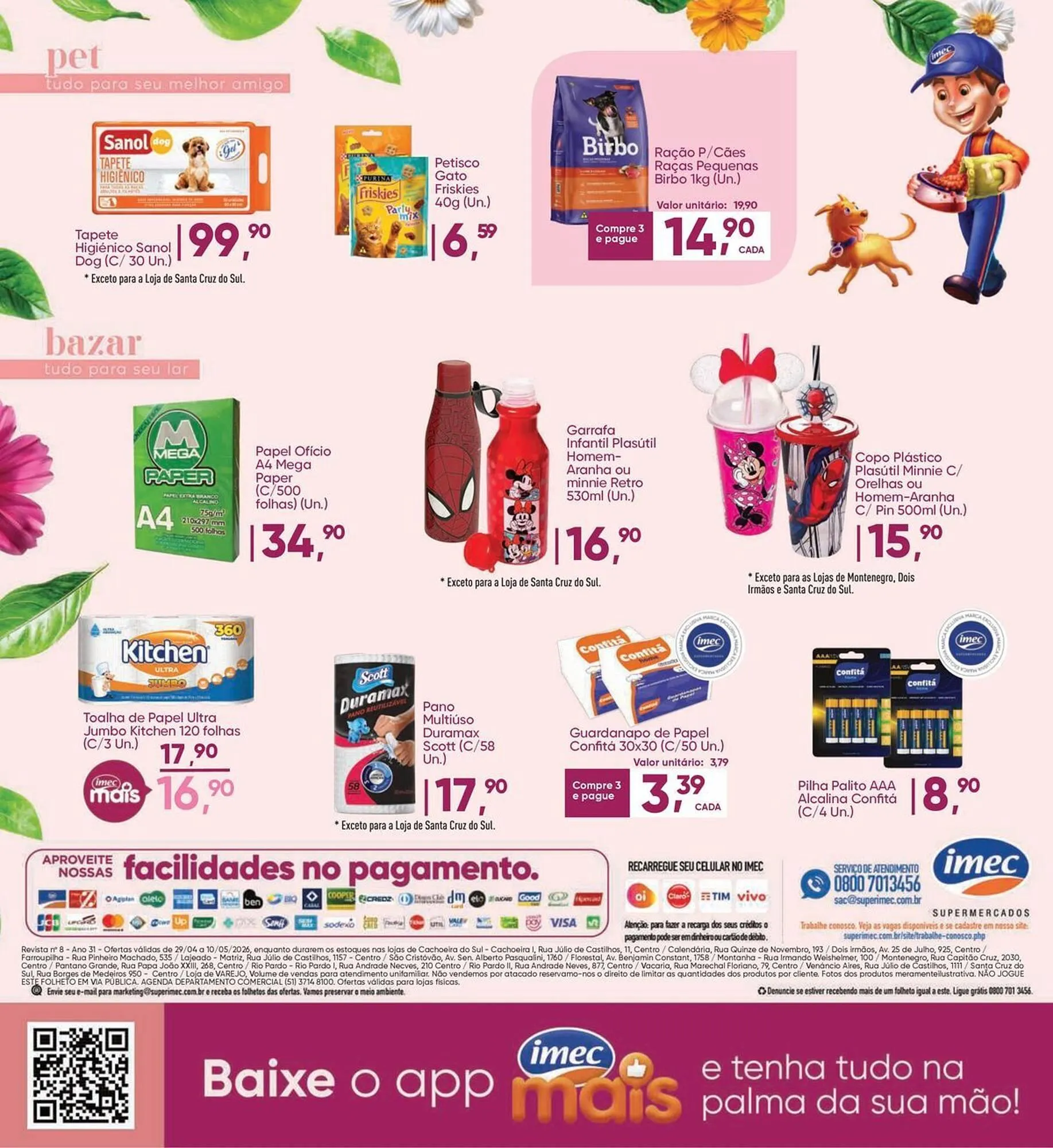 Encarte de Catálogo Imec Supermercados 29 de abril até 10 de maio 2026 - Pagina 16