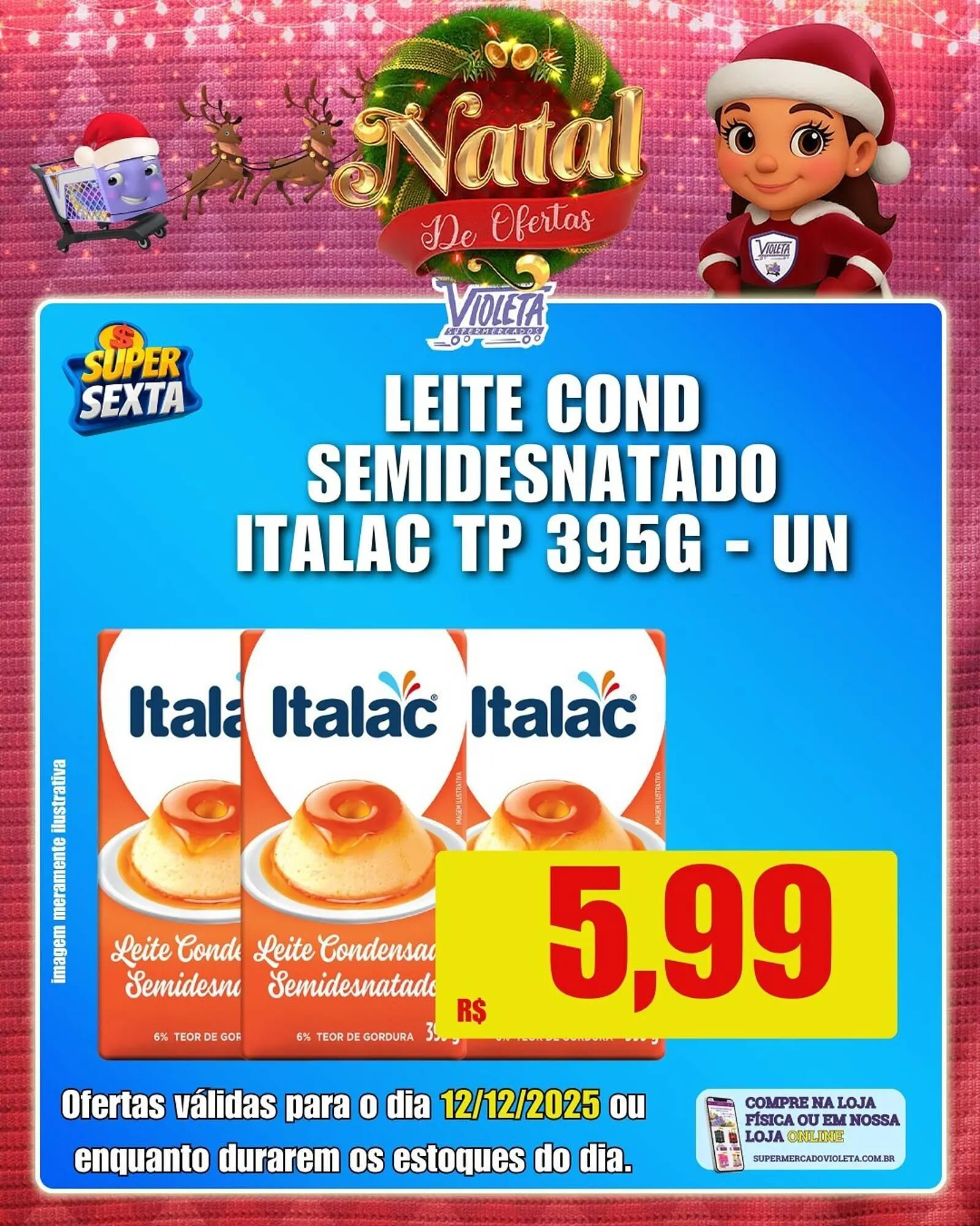 Encarte de Catálogo Violeta Supermercados 12 de dezembro até 12 de dezembro 2025 - Pagina 3