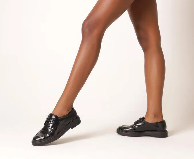 Sapato Oxford Preto Verniz