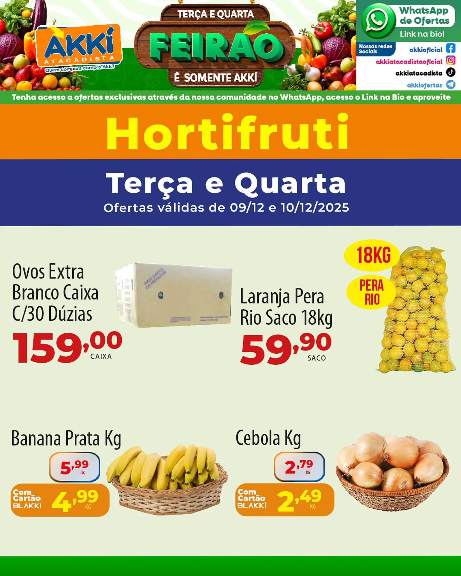 Encarte de Folheto Akki Atacadista 9 de dezembro até 10 de dezembro 2025 - Pagina 1
