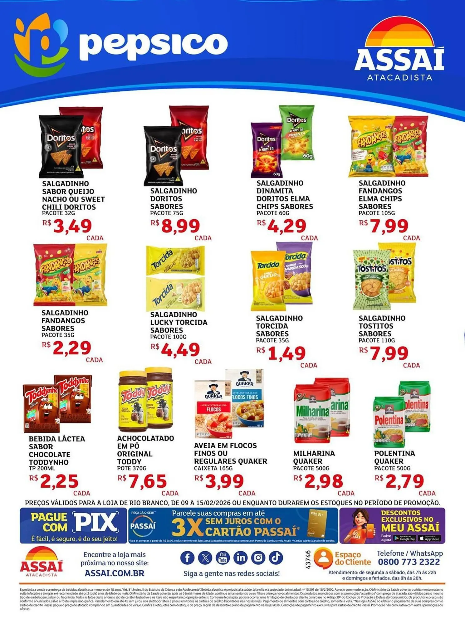 Encarte de Encarte Assaí Atacadista 9 de fevereiro até 15 de fevereiro 2026 - Pagina 2