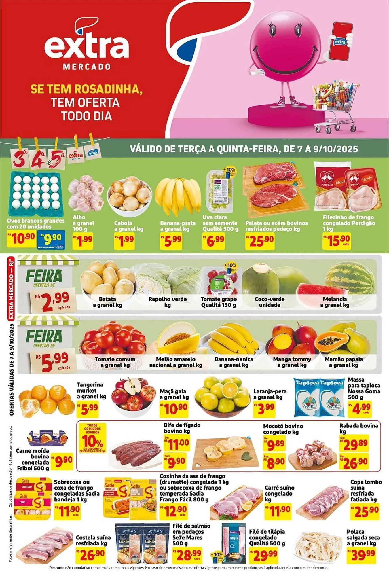 Encarte de Catálogo Extra 7 de outubro até 9 de outubro 2025 - Pagina 1