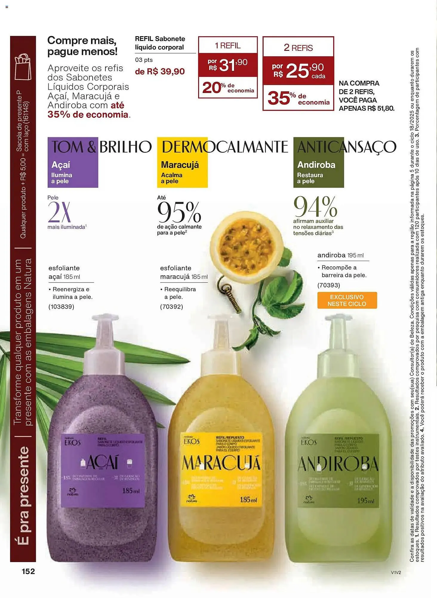 Encarte de Catálogo Natura 30 de outubro até 27 de novembro 2025 - Pagina 152