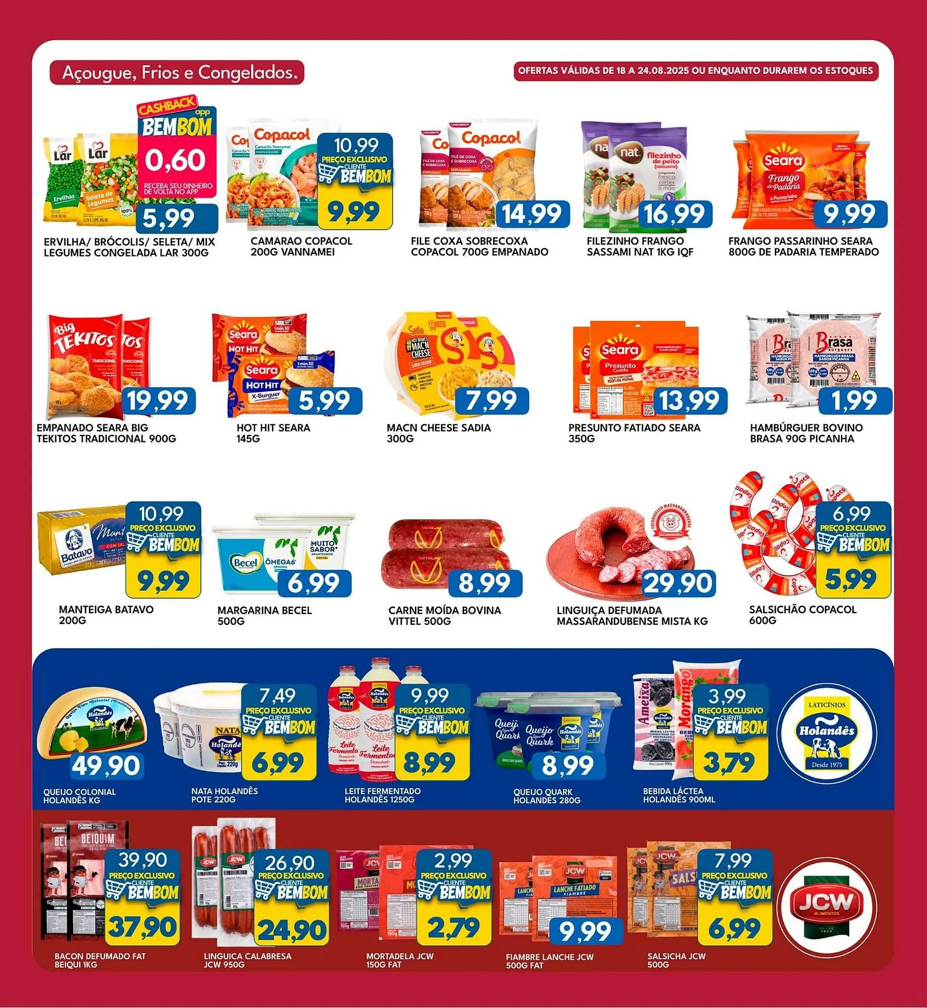 Encarte de Catálogo Rancho Bom Supermercados 18 de agosto até 24 de agosto 2025 - Pagina 5