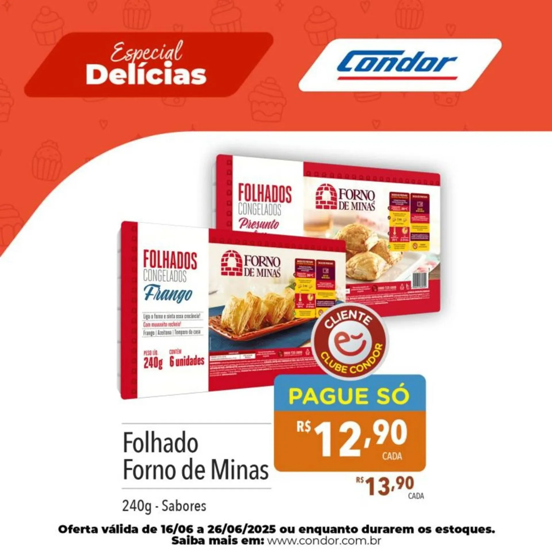 Encarte de Catálogo Supermercados Condor 17 de junho até 26 de junho 2025 - Pagina 1