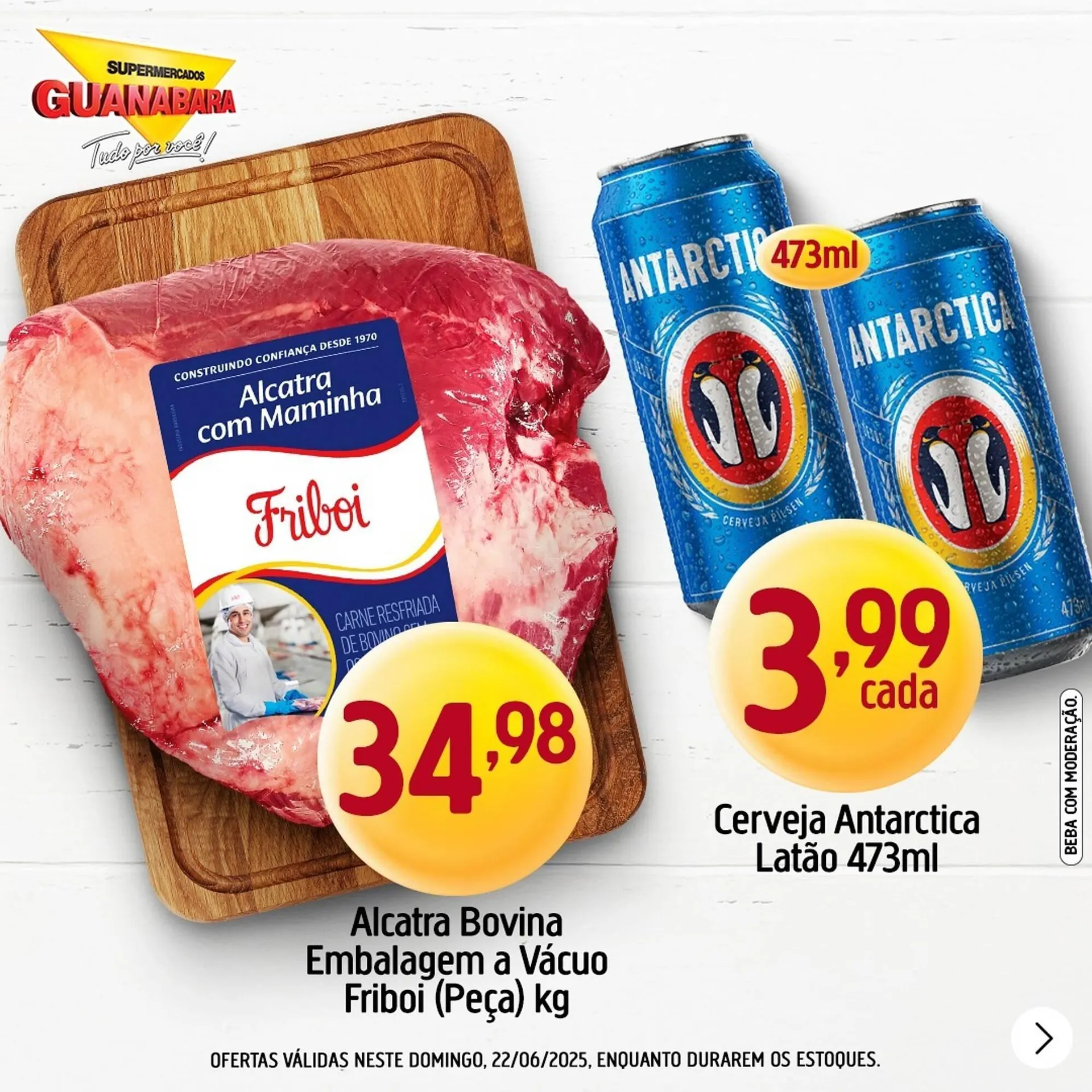 Encarte de Catálogo Supermercados Guanabara 22 de junho até 22 de junho 2025 - Pagina 1