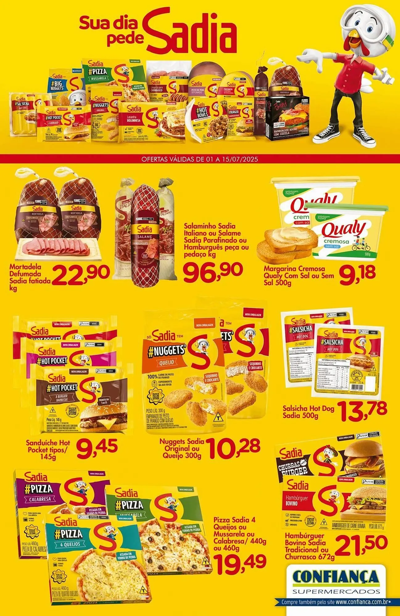 Encarte de Catálogo Confiança Supermercados 1 de julho até 15 de julho 2025 - Pagina 1