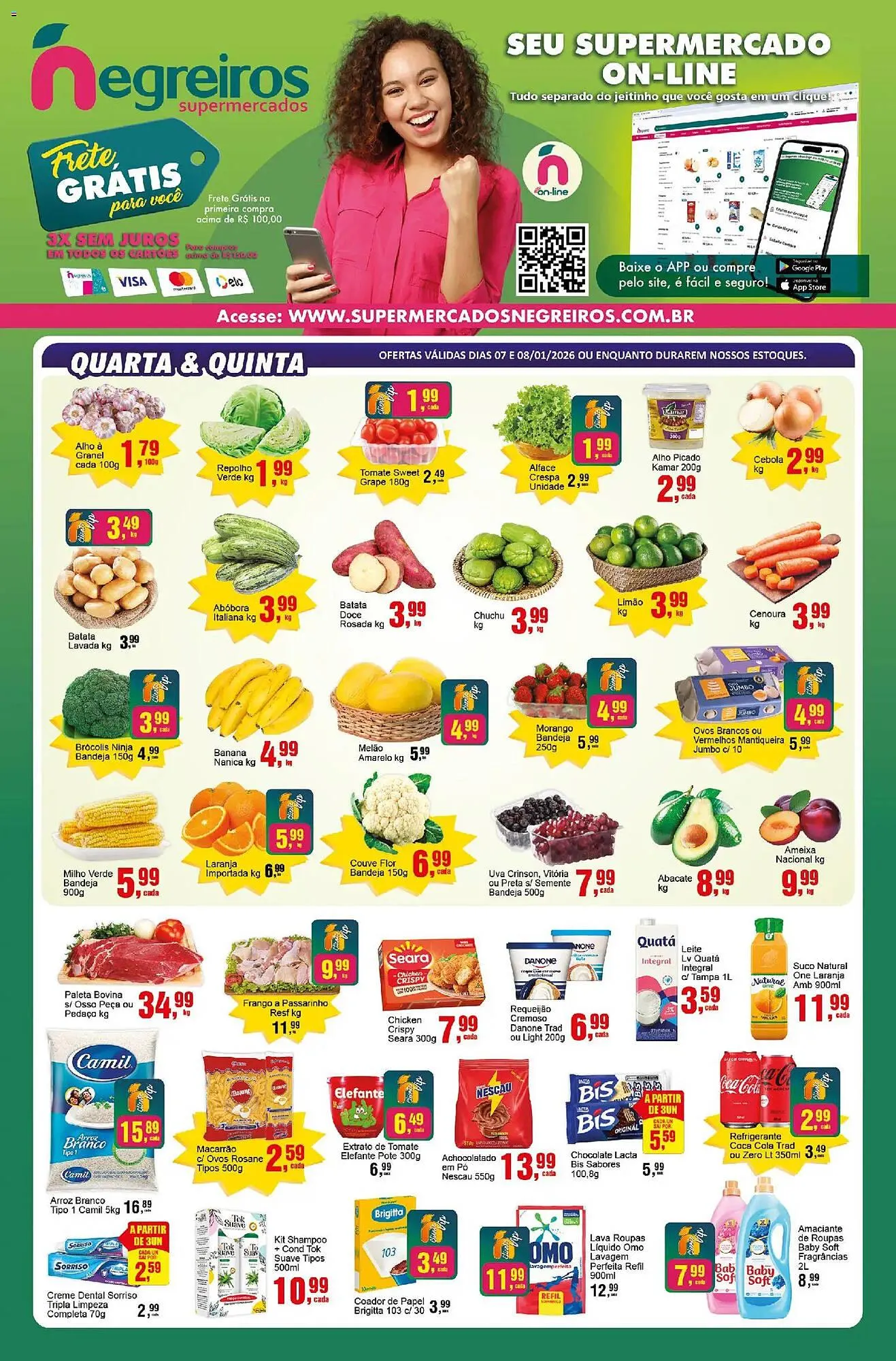 Encarte de Folheto Negreiros 7 de janeiro até 13 de janeiro 2026 - Pagina 1