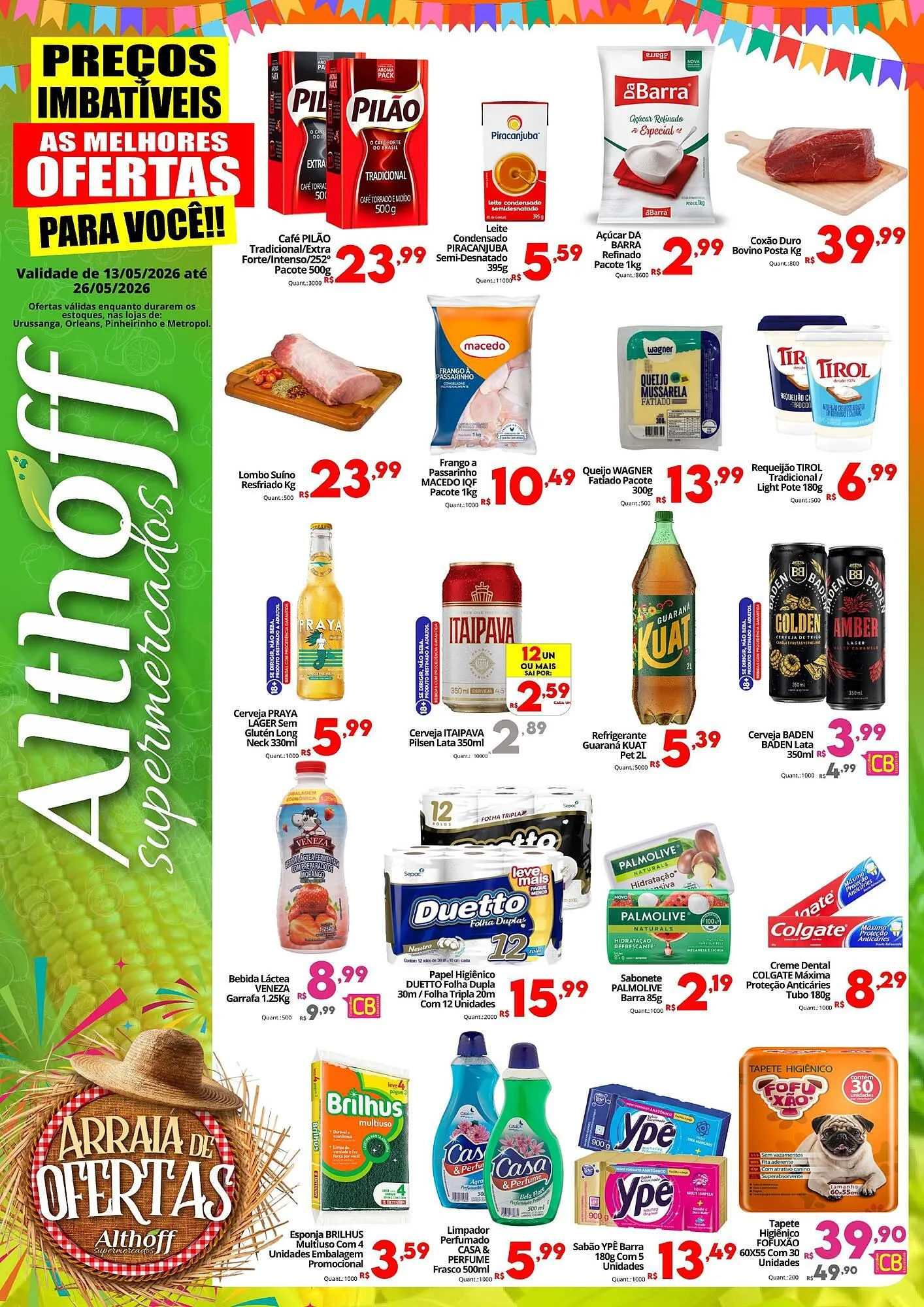 Encarte de Encarte Althoff Supermercados 14 de maio até 26 de maio 2026 - Pagina 1