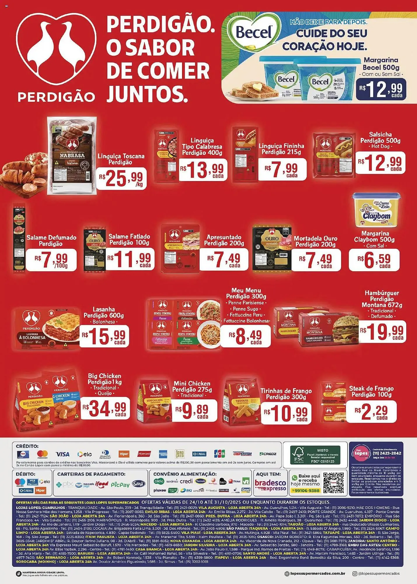 Encarte de Folheto Lopes Supermercados 24 de outubro até 1 de novembro 2025 - Pagina 2