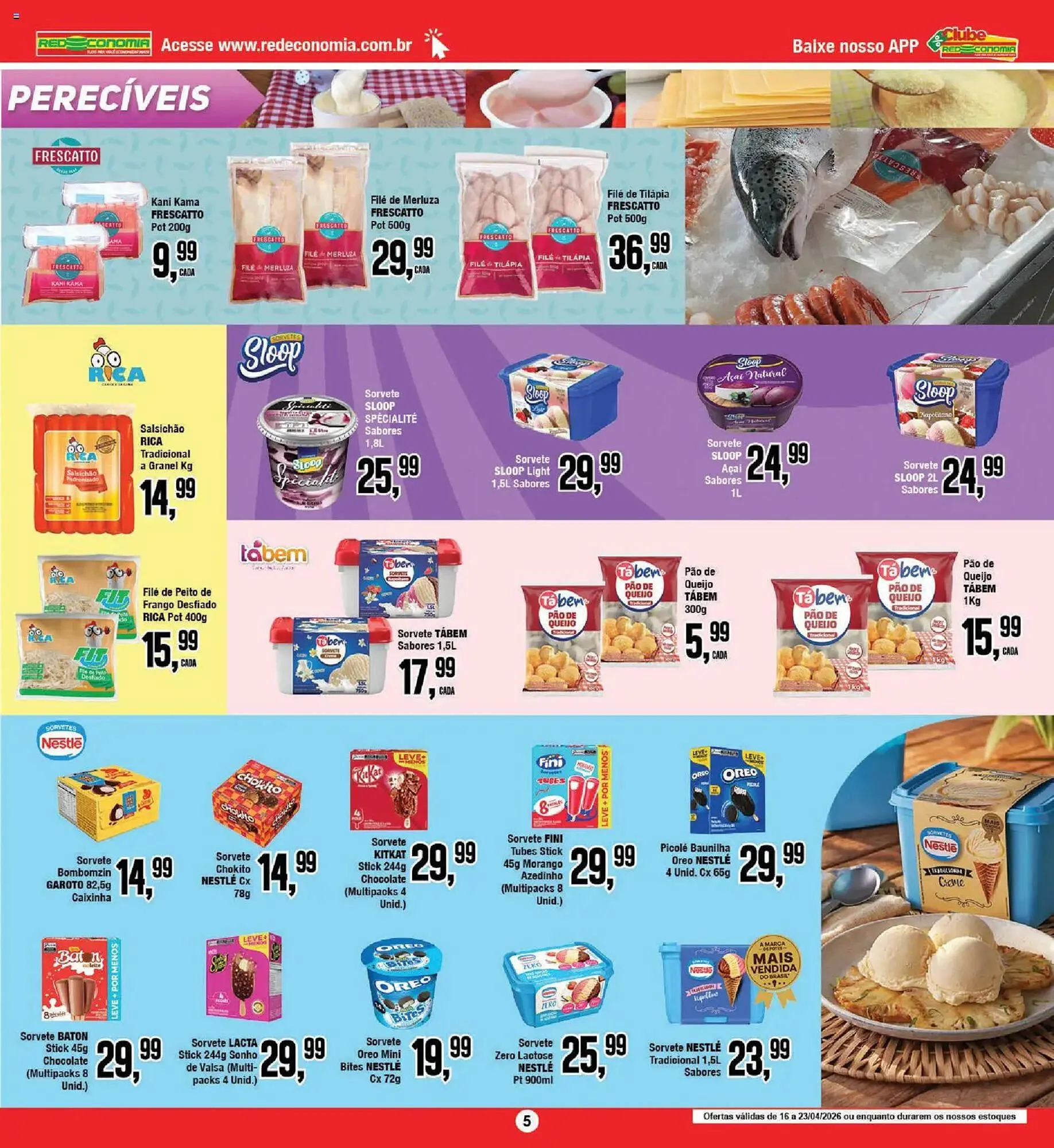 Encarte de Encarte Redeconomia 16 de abril até 24 de abril 2026 - Pagina 5