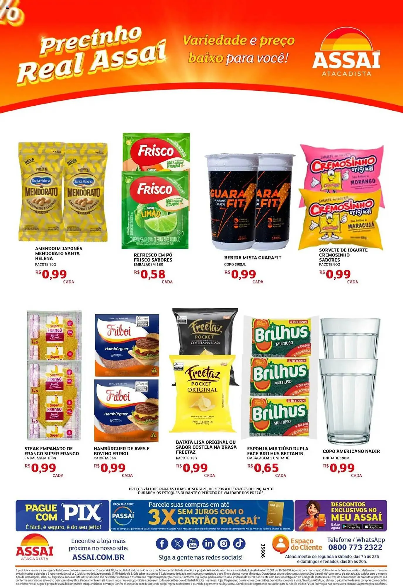Encarte de Catálogo Assaí Atacadista 30 de junho até 3 de julho 2025 - Pagina 2
