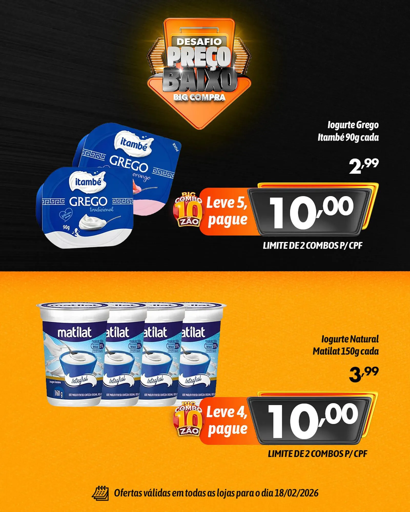 Encarte de Catálogo Supermercados Big Compra 18 de fevereiro até 18 de fevereiro 2026 - Pagina 3