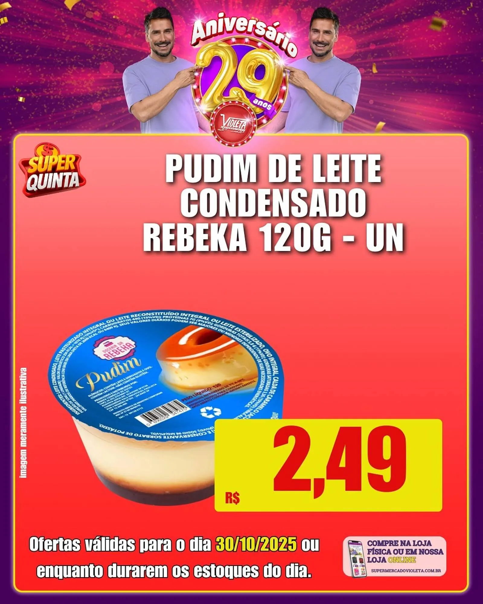 Encarte de Catálogo Violeta Supermercados 29 de outubro até 30 de outubro 2025 - Pagina 4