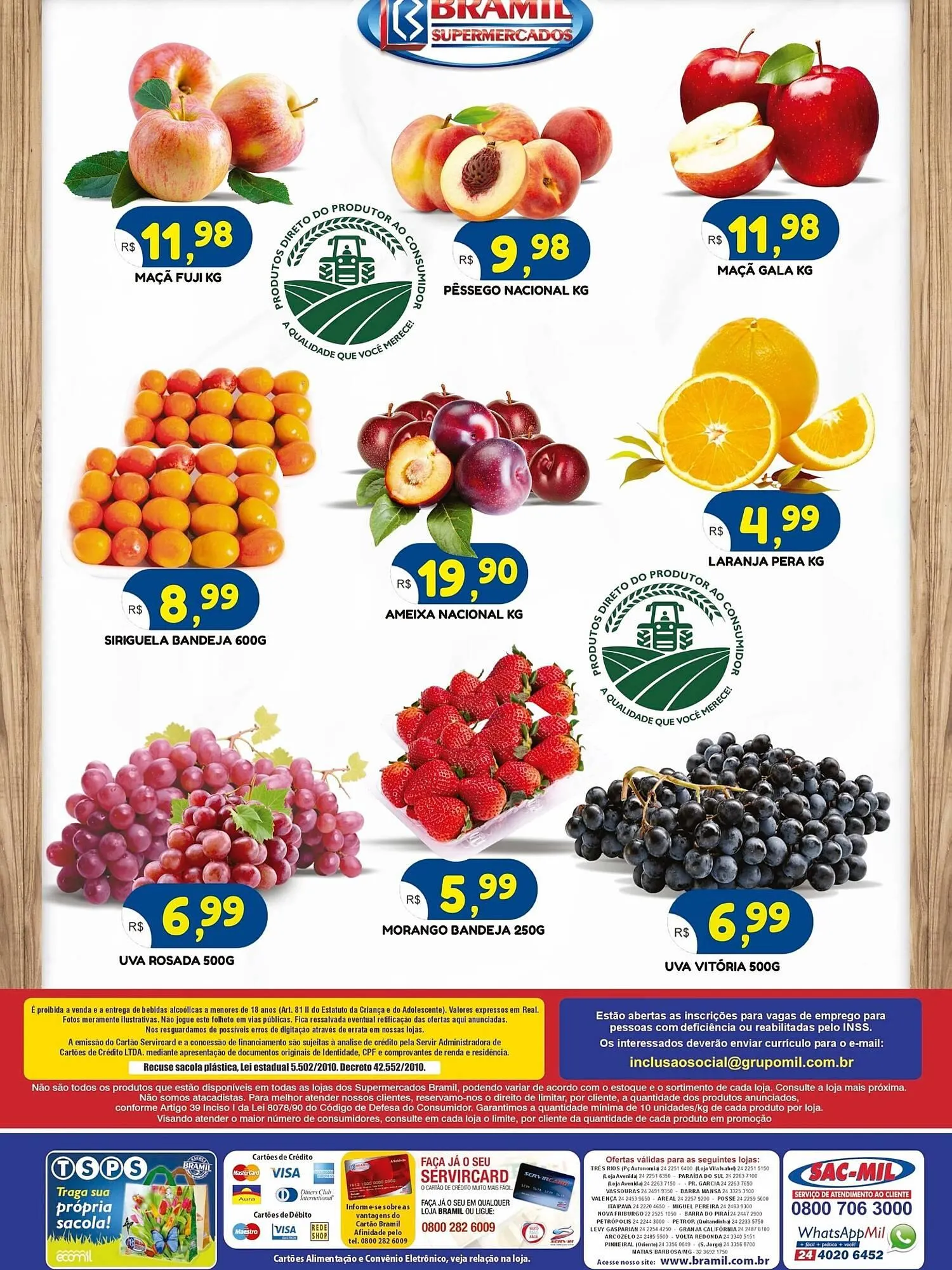 Encarte de Encarte Bramil Supermercados 6 de janeiro até 7 de janeiro 2026 - Pagina 2