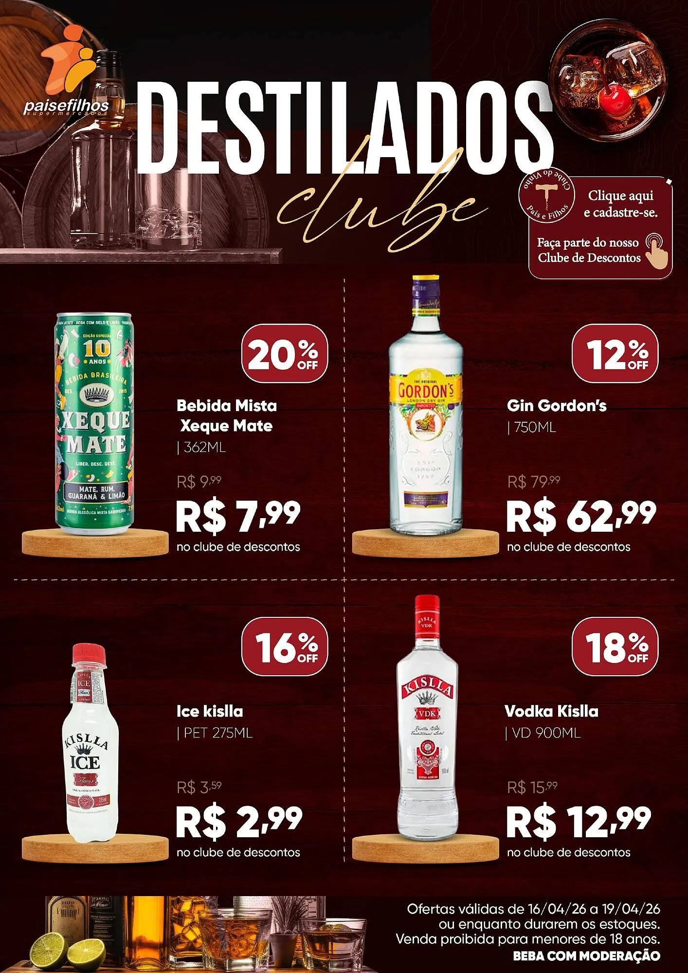 Encarte de Catálogo Pais e Filhos Supermercados 16 de abril até 19 de abril 2026 - Pagina 4