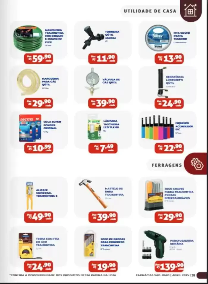 Encarte de Encarte Abril 2025 1 de abril até 30 de abril 2025 - Pagina 33