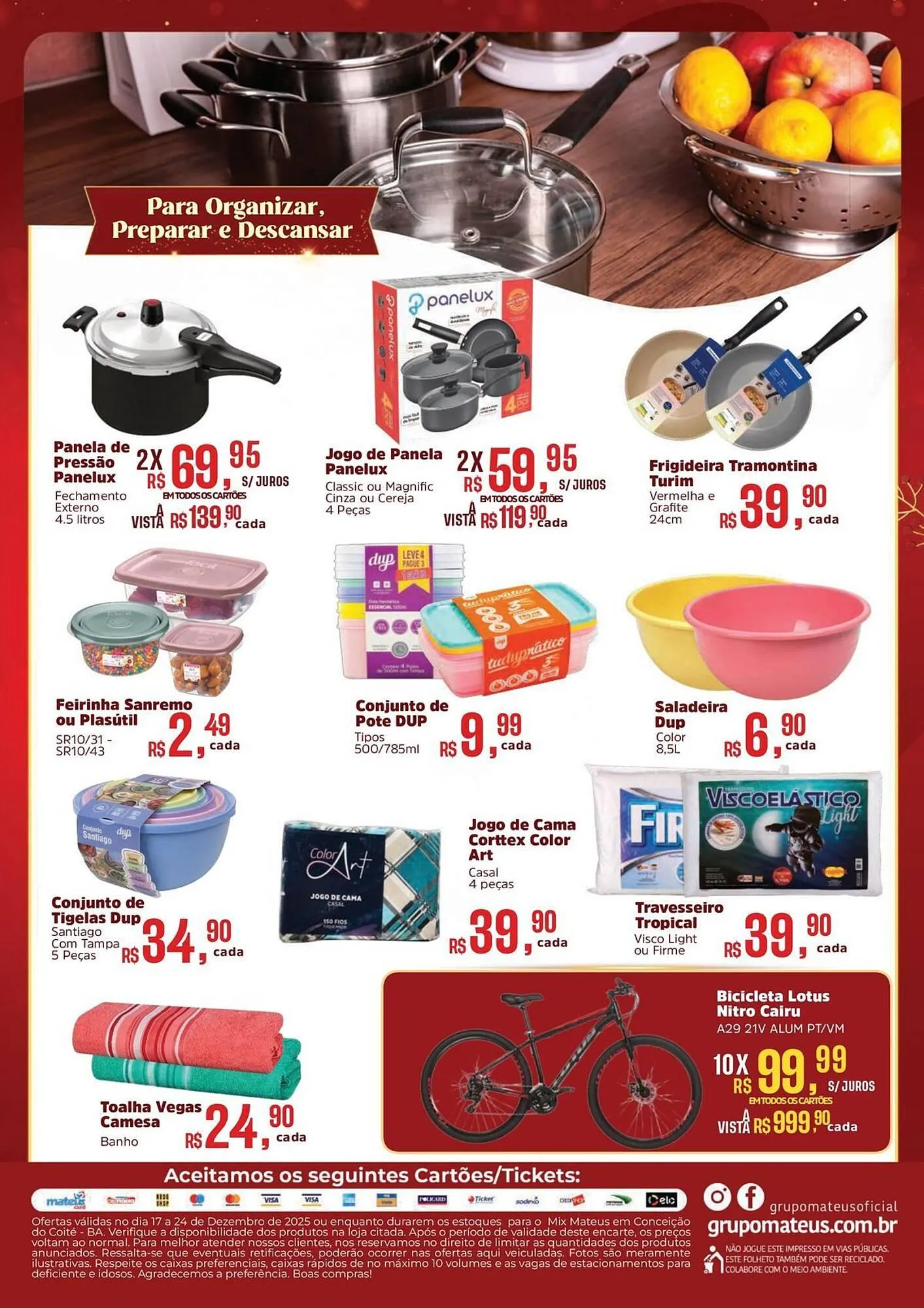 Encarte de Catálogo Supermercados Mateus 17 de dezembro até 24 de dezembro 2025 - Pagina 5