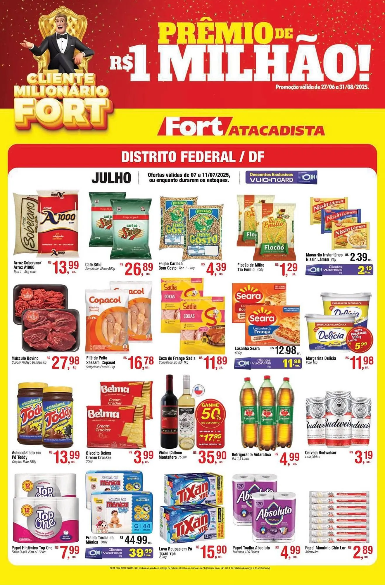 Encarte de Catálogo Fort Atacadista 7 de julho até 11 de julho 2025 - Pagina 1