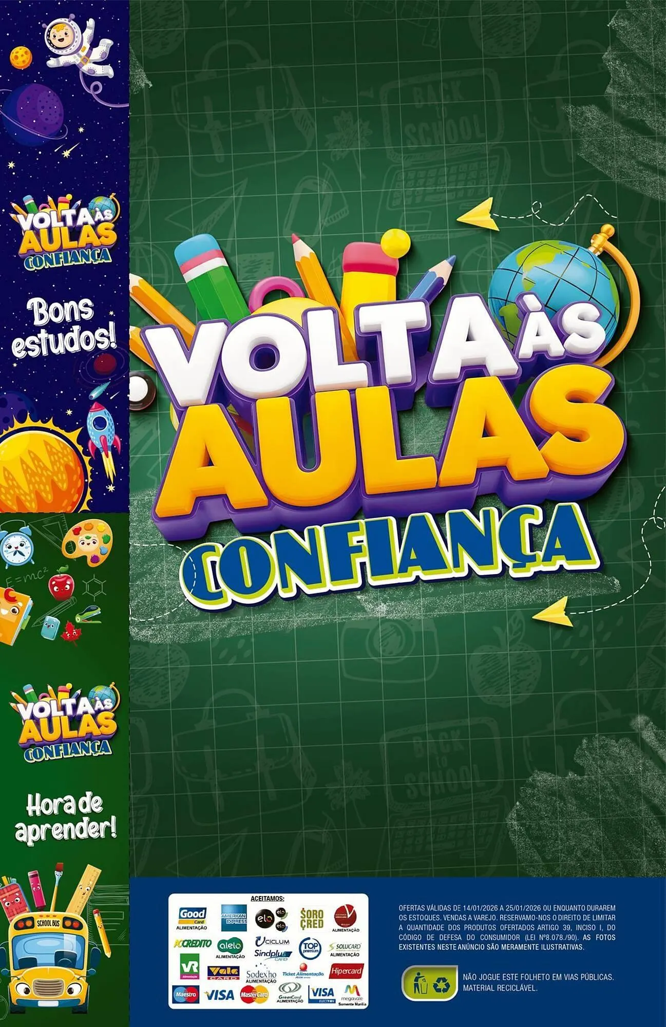 Encarte de Catálogo Confiança Supermercados 14 de janeiro até 25 de janeiro 2026 - Pagina 1