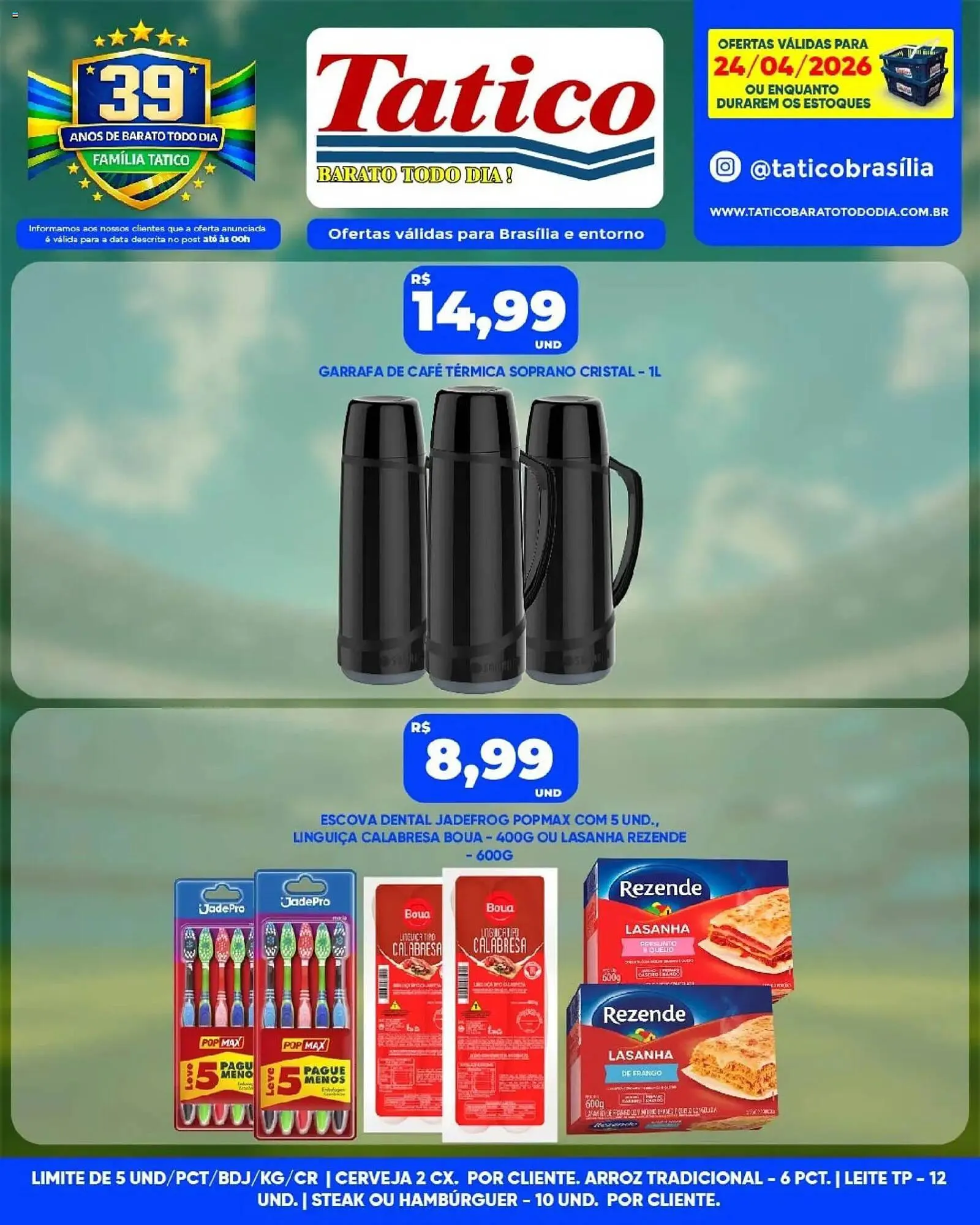 Encarte de Tabloide Tatico 24 de abril até 24 de abril 2026 - Pagina 10