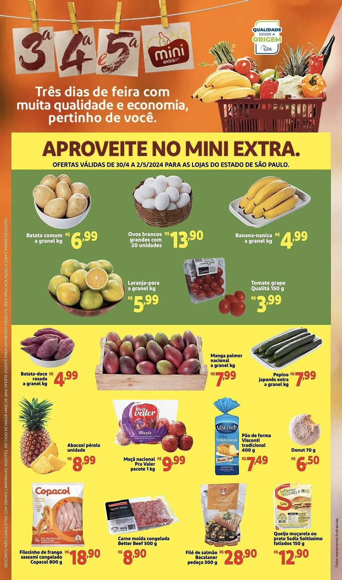 Encarte de Catálogo Mini Extra 30 de abril até 2 de maio 2024 - Pagina 1