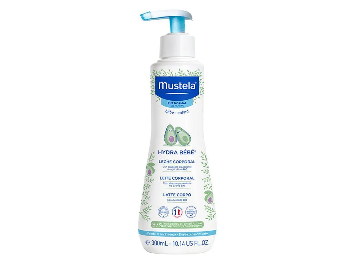 Loção Hidratante Corporal Infantil Mustela Hydra Bebê com Abacate Orgânico 300ml