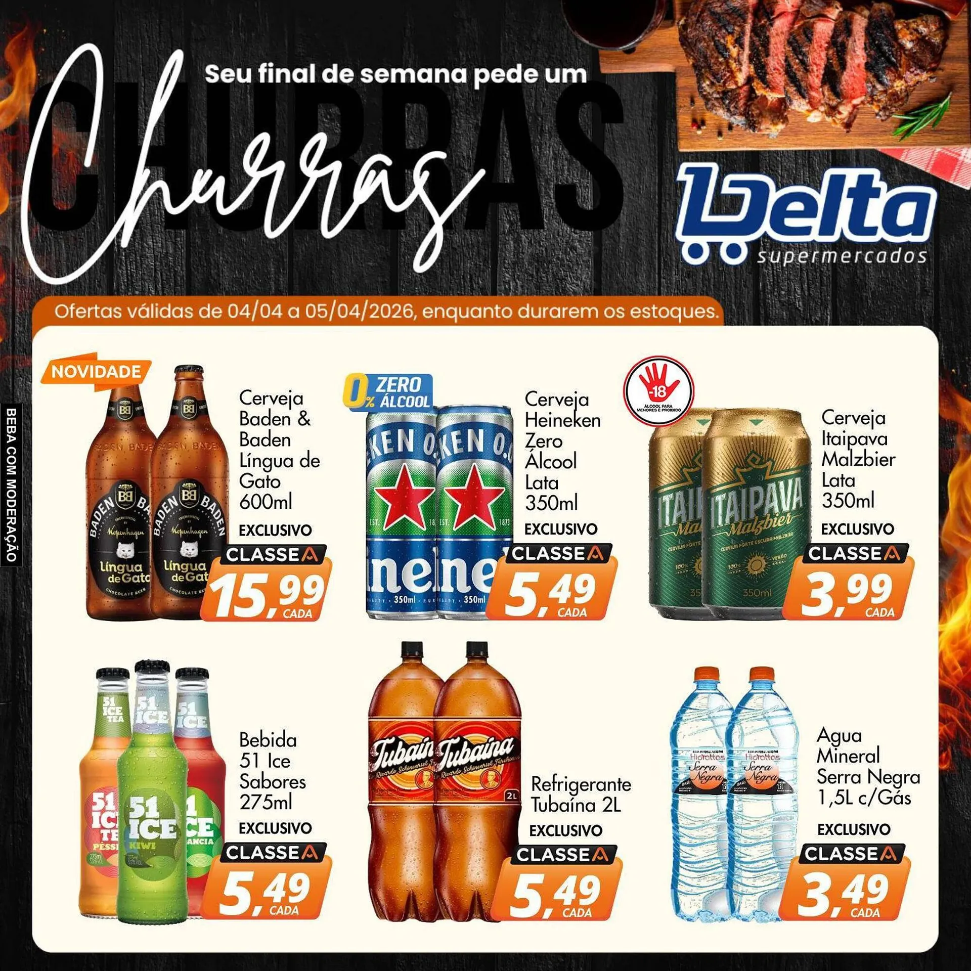 Encarte de Catálogo Delta Supermercados 4 de abril até 5 de abril 2026 - Pagina 2