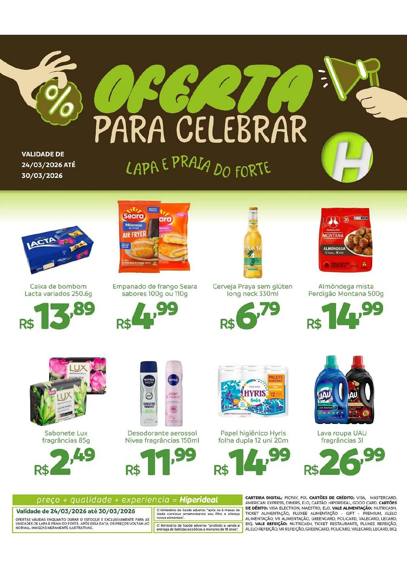 Encarte de Catálogo Hiperideal Supermercados 24 de março até 30 de março 2026 - Pagina 3