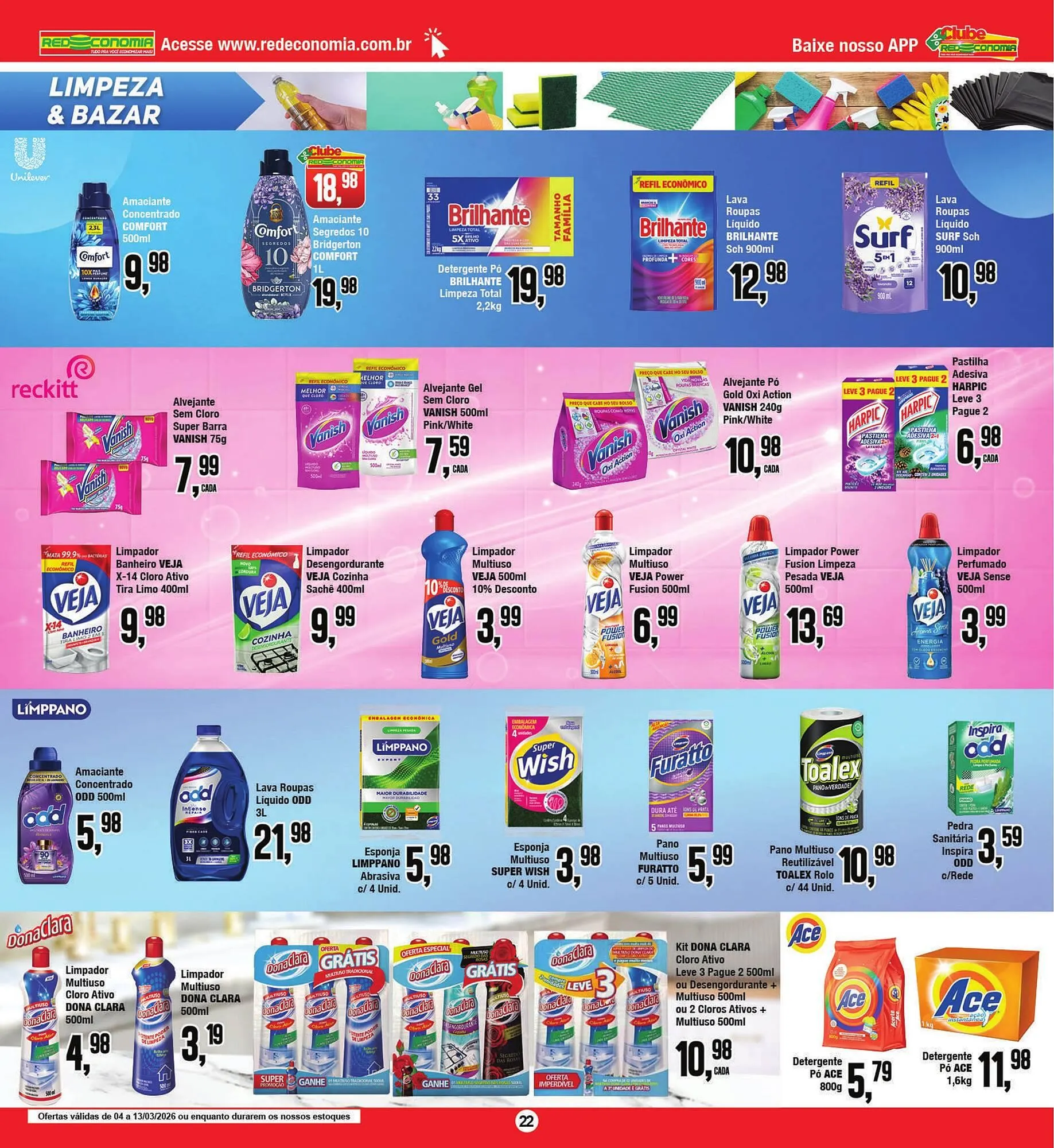 Encarte de Encarte Redeconomia 5 de março até 13 de março 2026 - Pagina 22