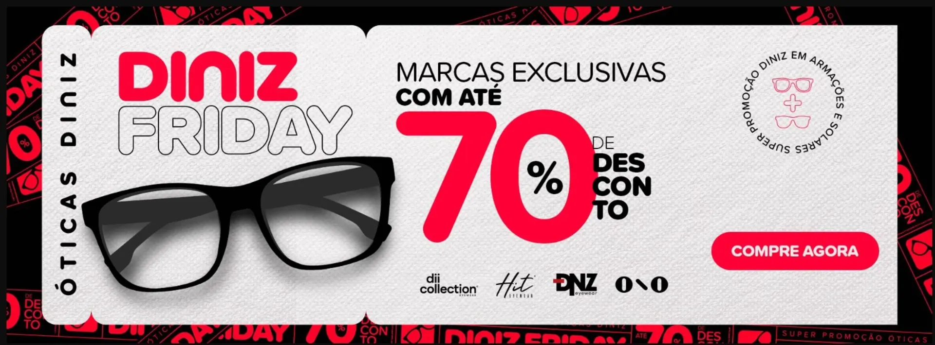 Encarte de Catálogo Óticas Diniz 5 de novembro até 30 de novembro 2025 - Pagina 1
