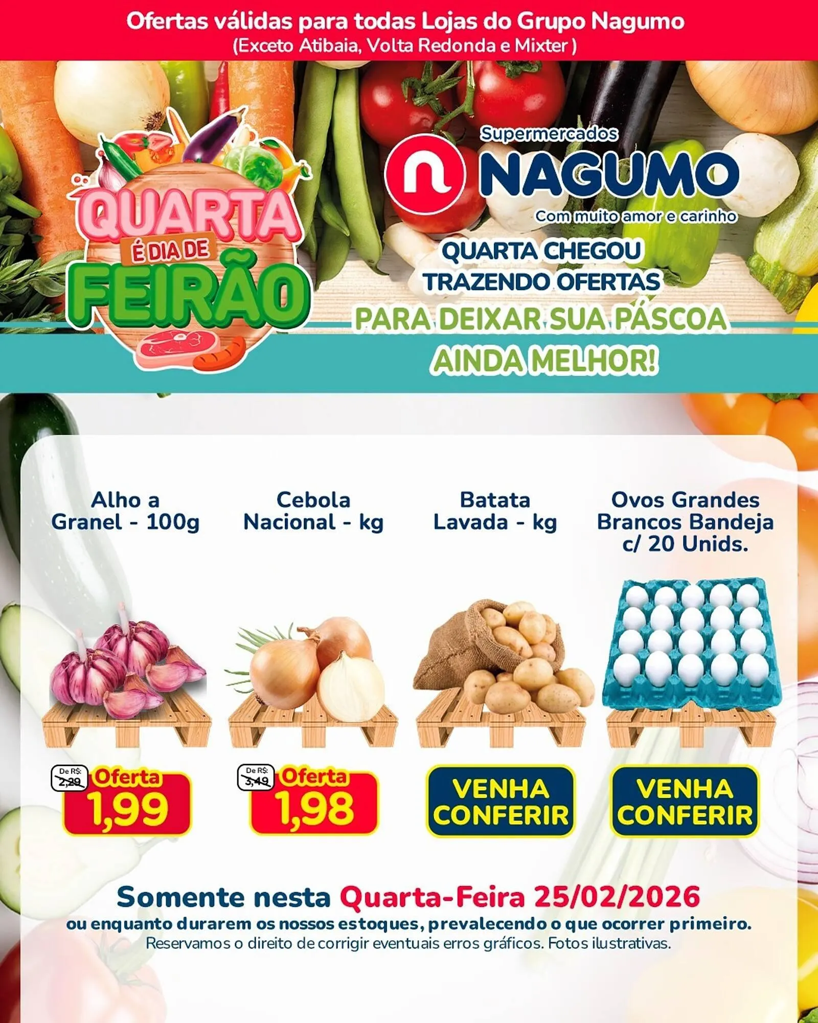 Encarte de Folheto Nagumo 25 de fevereiro até 25 de fevereiro 2026 - Pagina 1