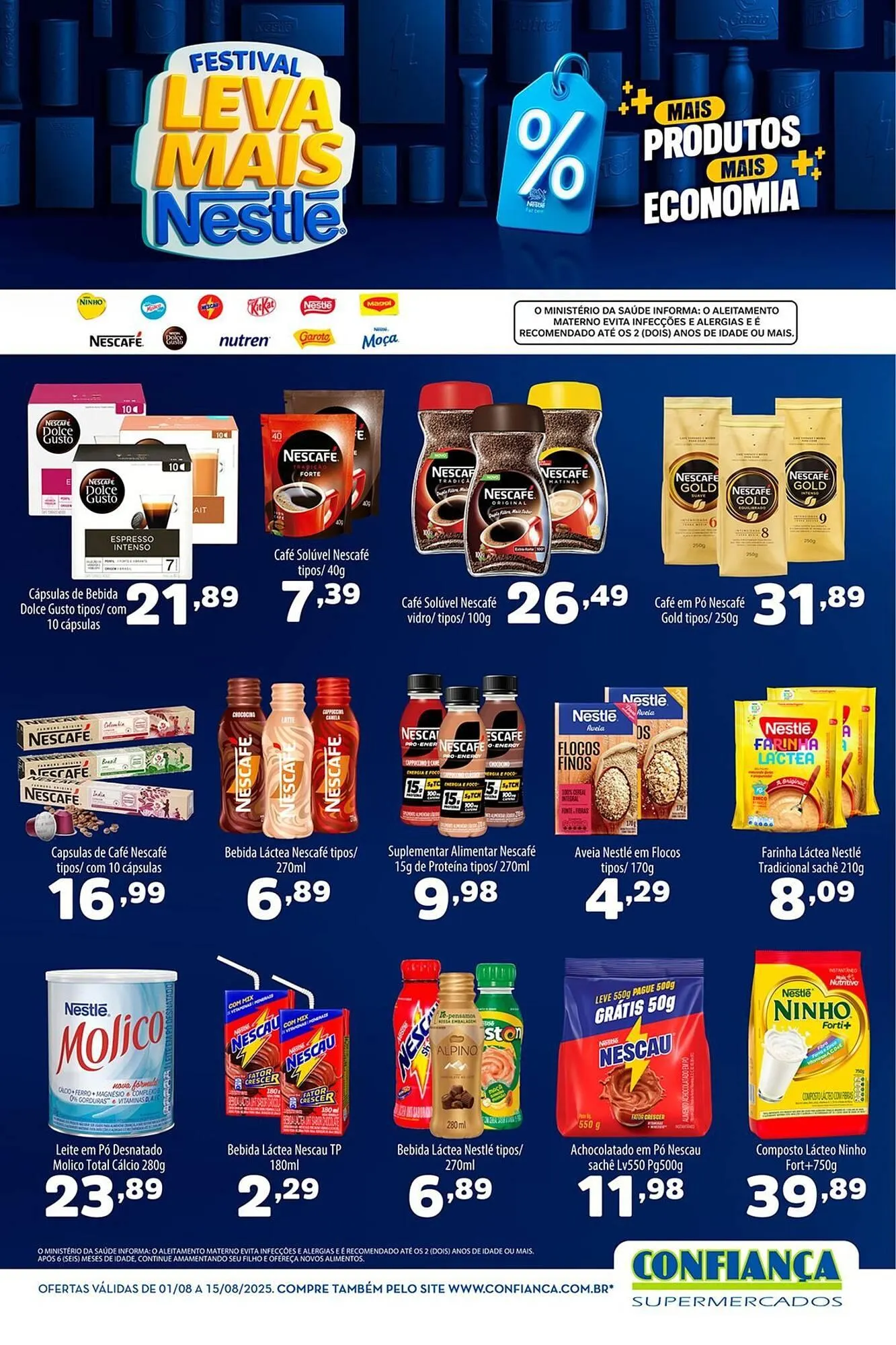 Encarte de Catálogo Confiança Supermercados 1 de agosto até 15 de agosto 2025 - Pagina 3
