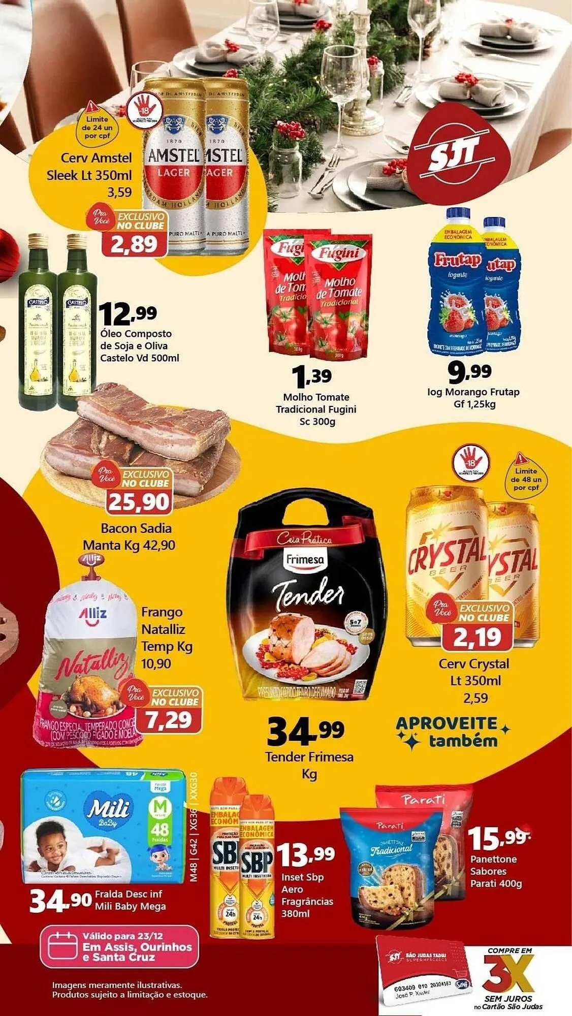 Encarte de Folheto São Judas Tadeu 23 de dezembro até 24 de dezembro 2025 - Pagina 7