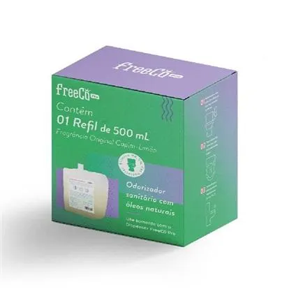 Bloqueador de Odores Sanitários Capim Limão Refil 500ml 1 UN FreeCô