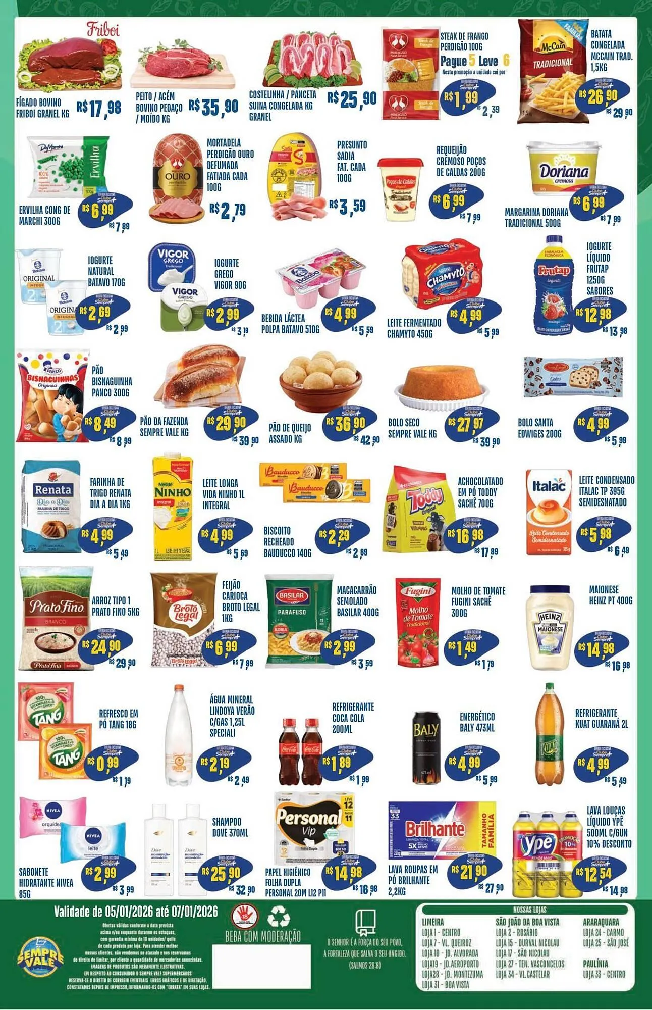 Encarte de Catálogo Sempre Vale Supermercados 7 de janeiro até 7 de janeiro 2026 - Pagina 2