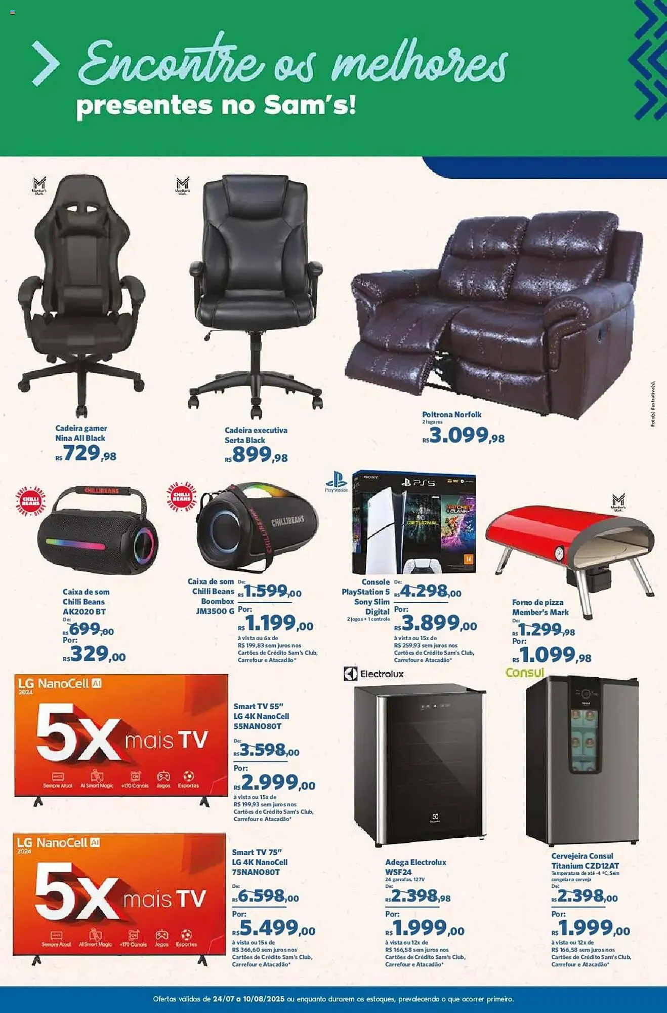 Encarte de Catálogo Sam's Club 24 de julho até 10 de agosto 2025 - Pagina 10