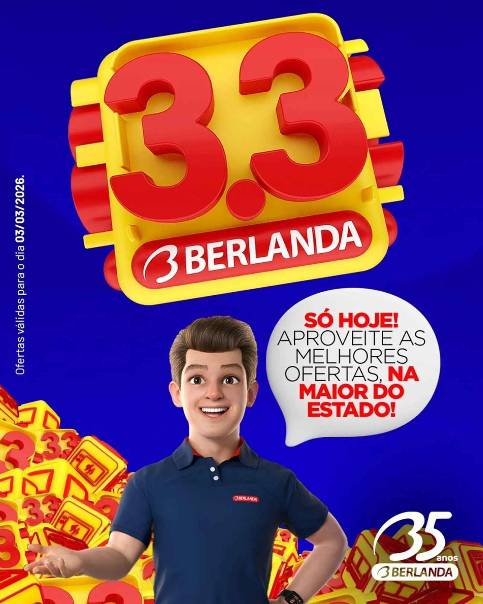 Encarte de Catálogo Berlanda 2 de março até 3 de março 2026 - Pagina 1