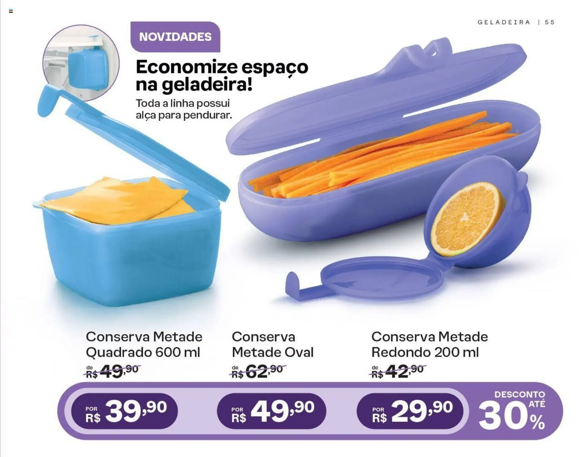 Encarte de Catálogo Tupperware 1 de abril até 30 de abril 2024 - Pagina 56