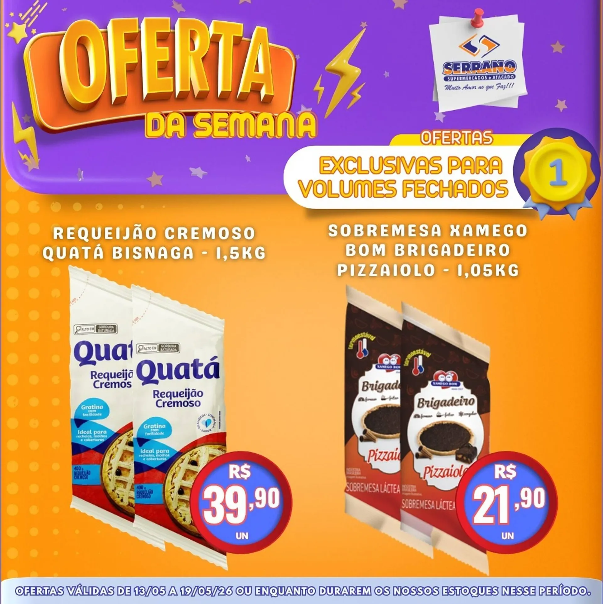 Encarte de Catálogo Serrano Supermercado 13 de maio até 19 de maio 2026 - Pagina 3