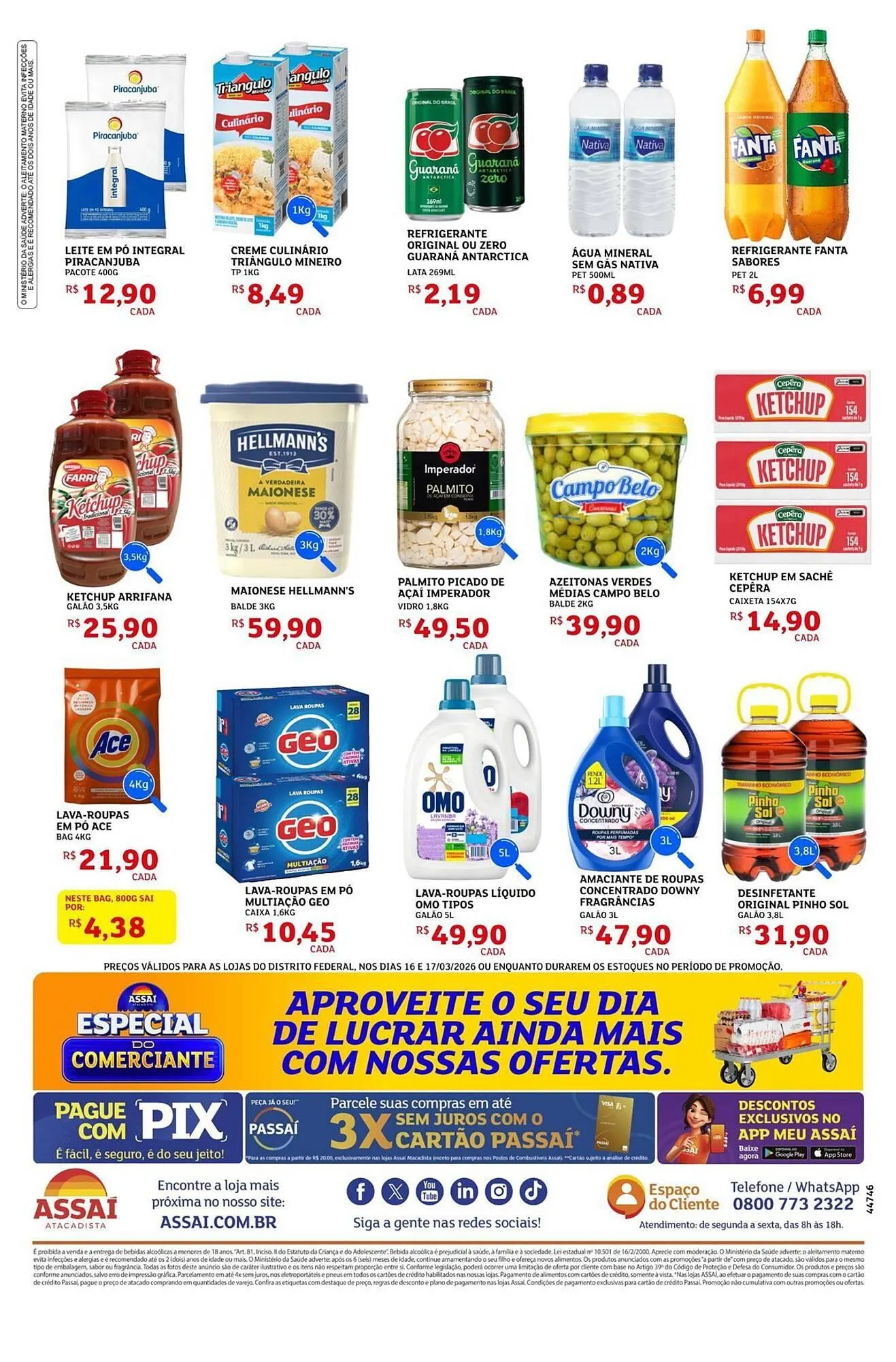 Encarte de Encarte Assaí Atacadista 16 de março até 17 de março 2026 - Pagina 2