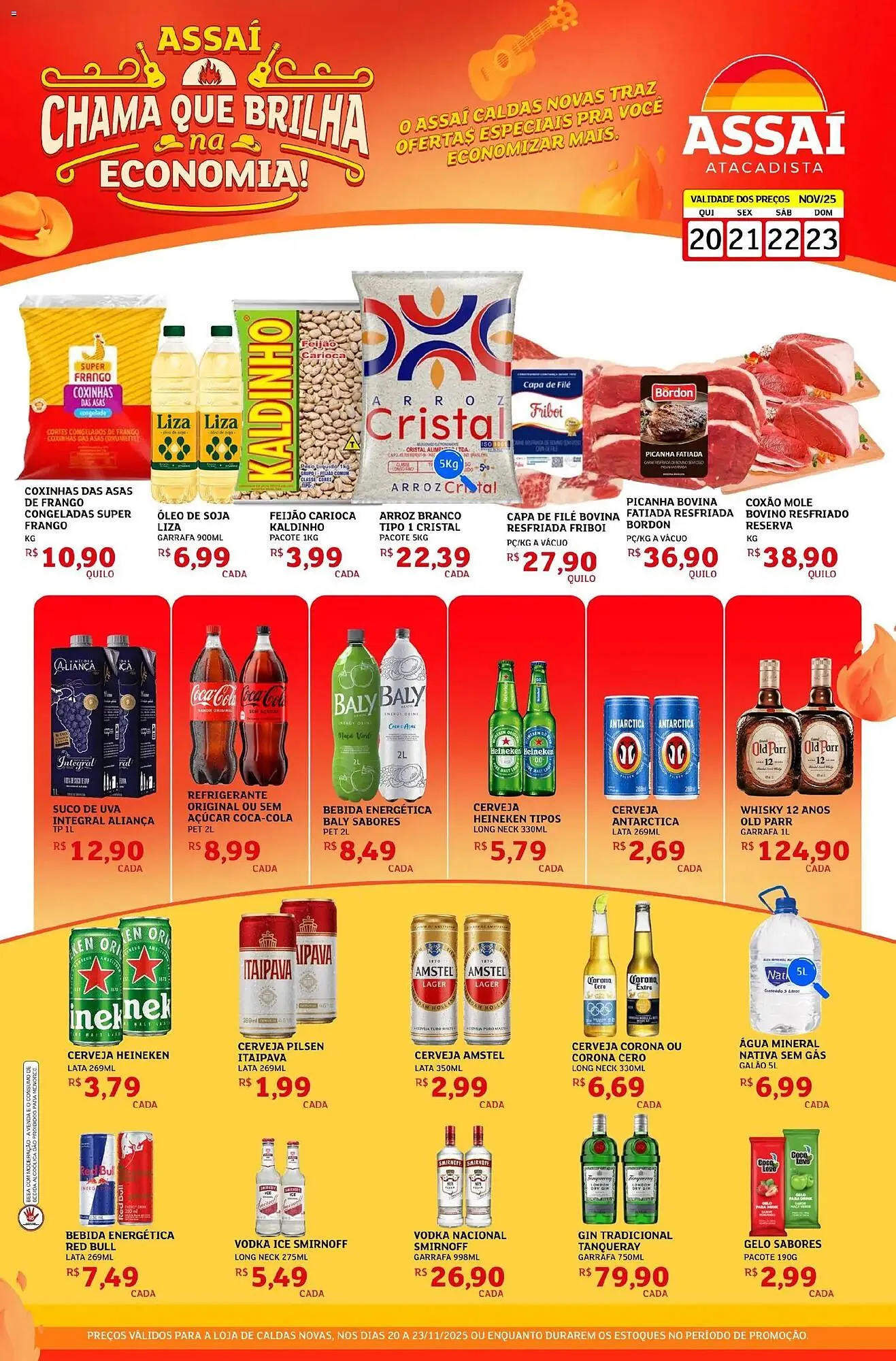 Encarte de Encarte Assaí Atacadista 20 de novembro até 23 de novembro 2025 - Pagina 1