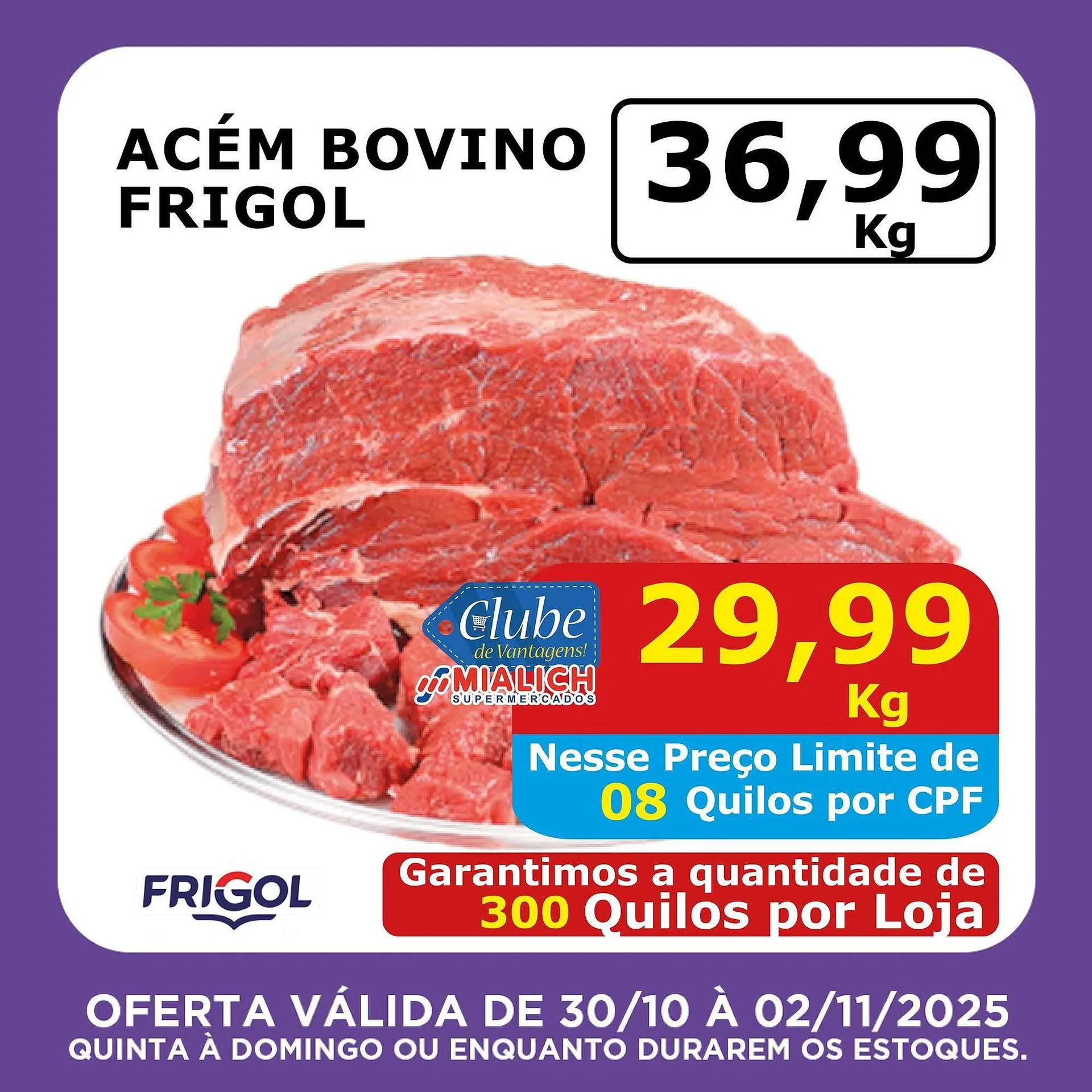 Encarte de Catálogo Mialich Supermercados 30 de outubro até 2 de novembro 2025 - Pagina 3