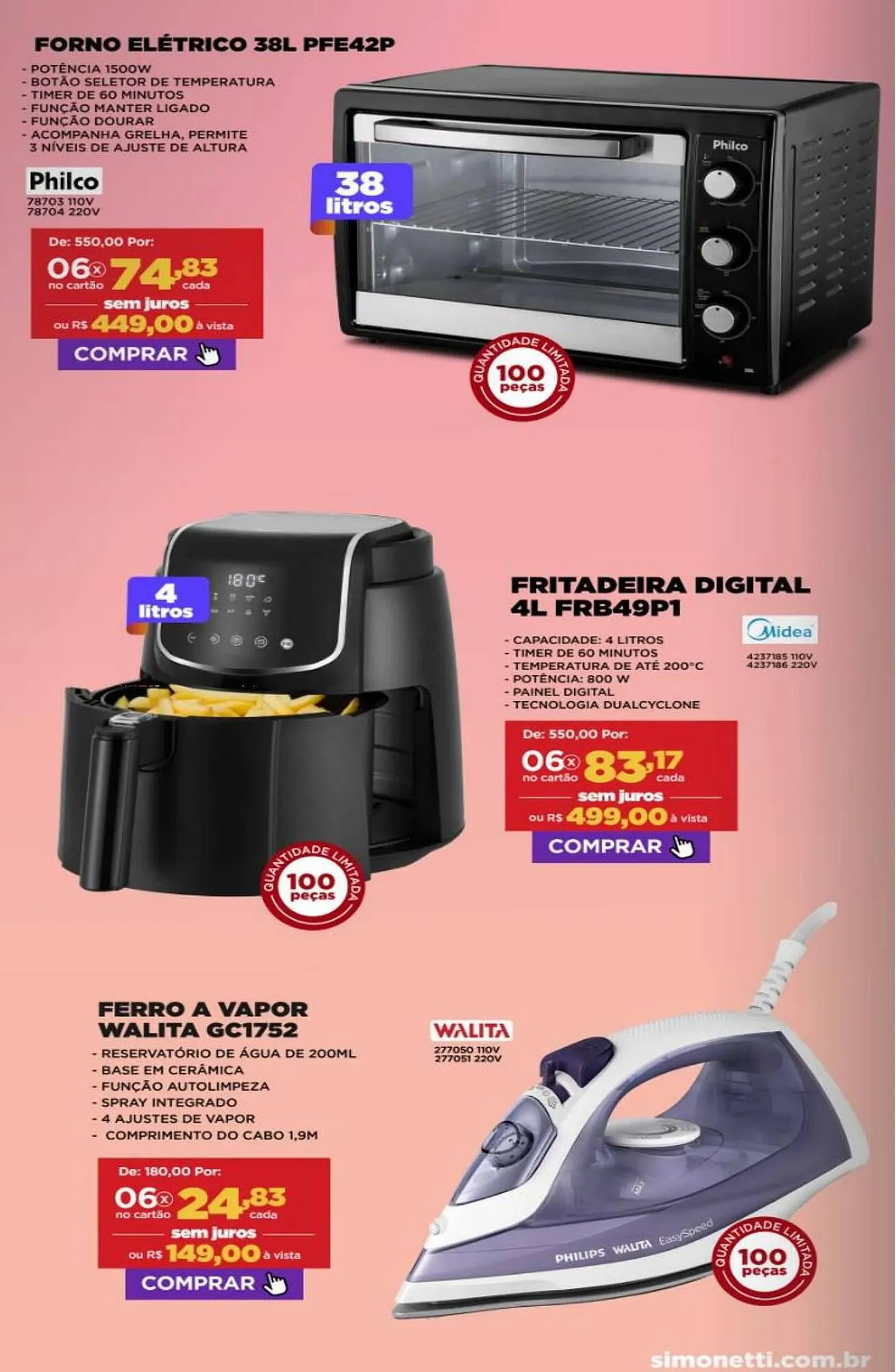 Encarte de Catálogo Móveis Simonetti 10 de julho até 15 de julho 2023 - Pagina 8