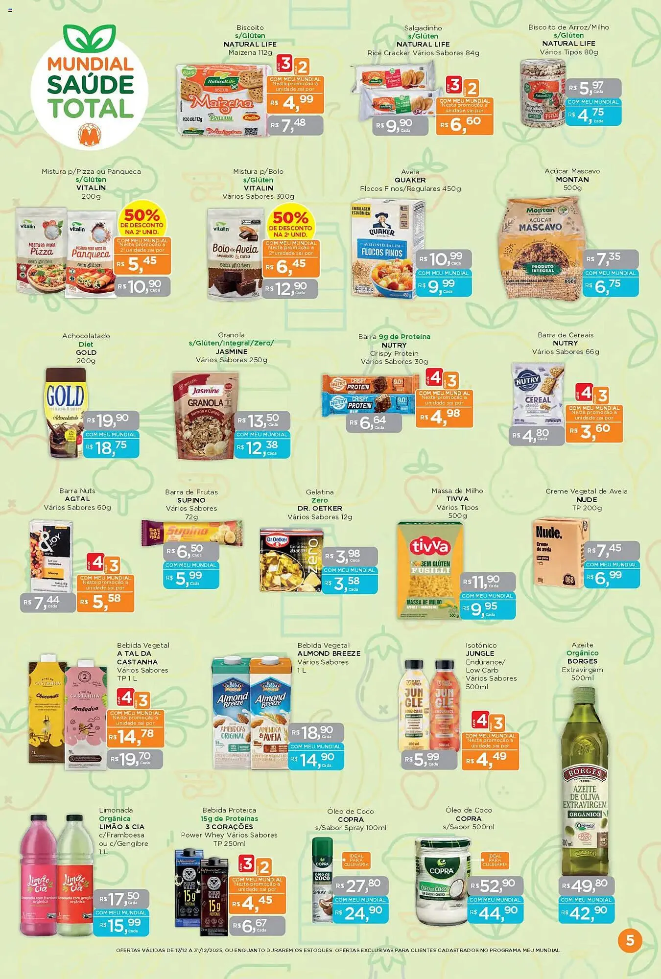 Encarte de Encarte Supermercados Mundial 17 de dezembro até 31 de dezembro 2025 - Pagina 5