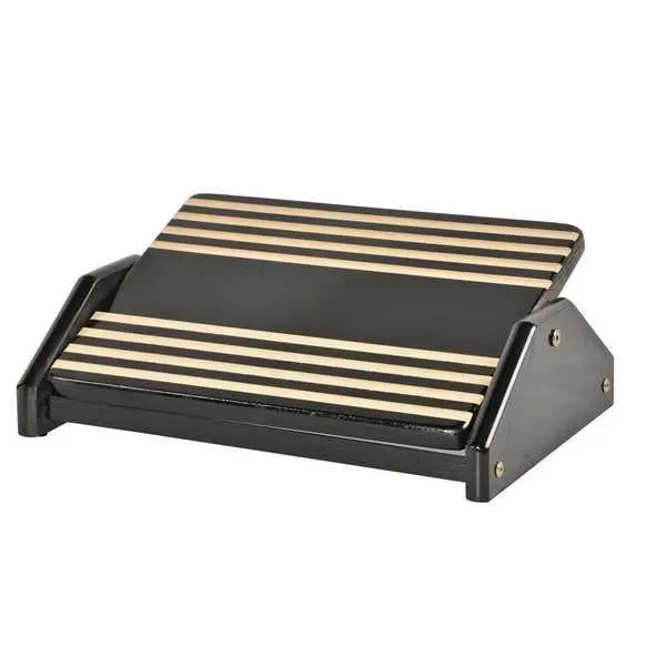 Apoio para os Pés Souza Ergonômico MDF Preto 26x39x11cm 1 UN