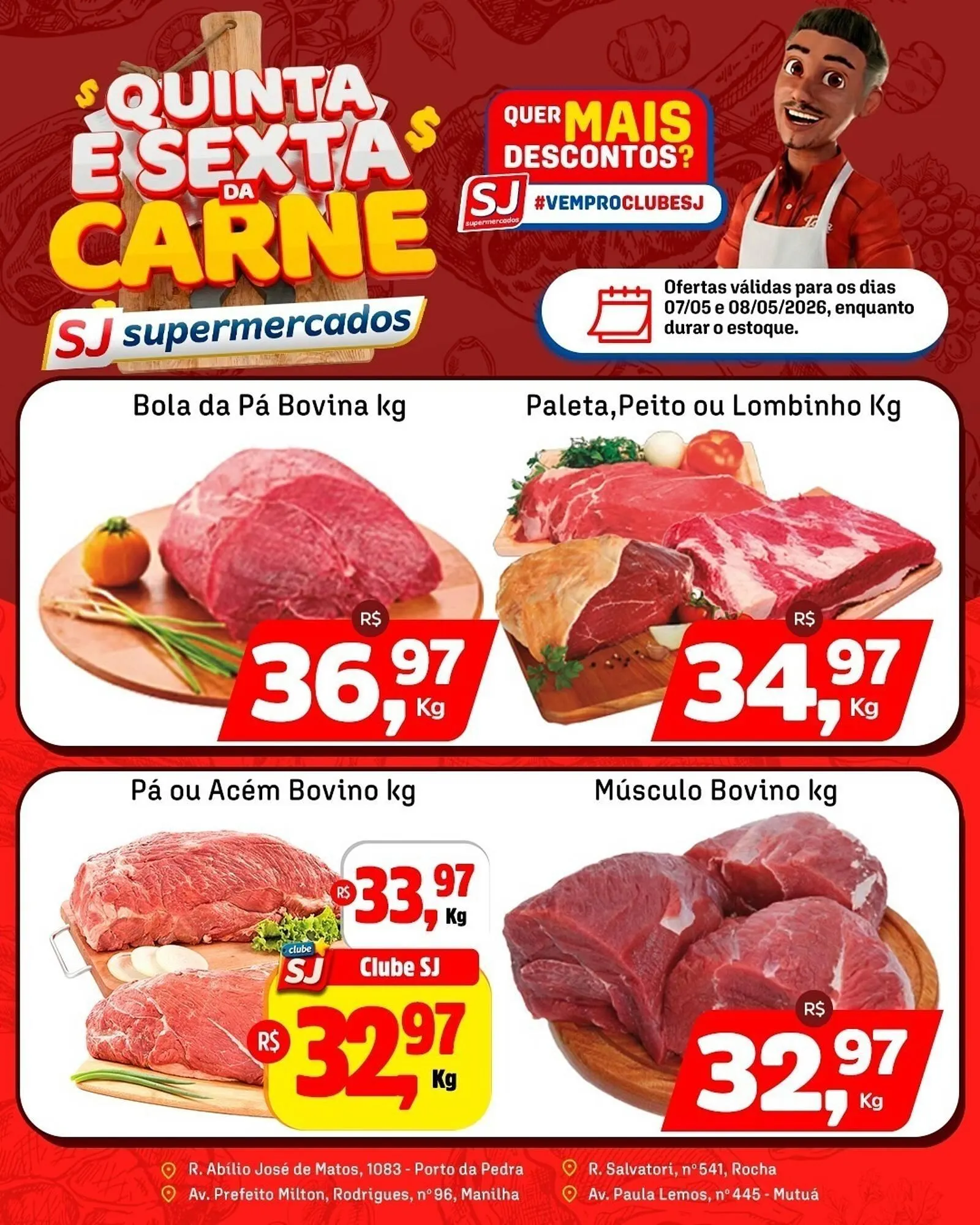 Encarte de Encarte Sj Supermercados 7 de maio até 8 de maio 2026 - Pagina 3